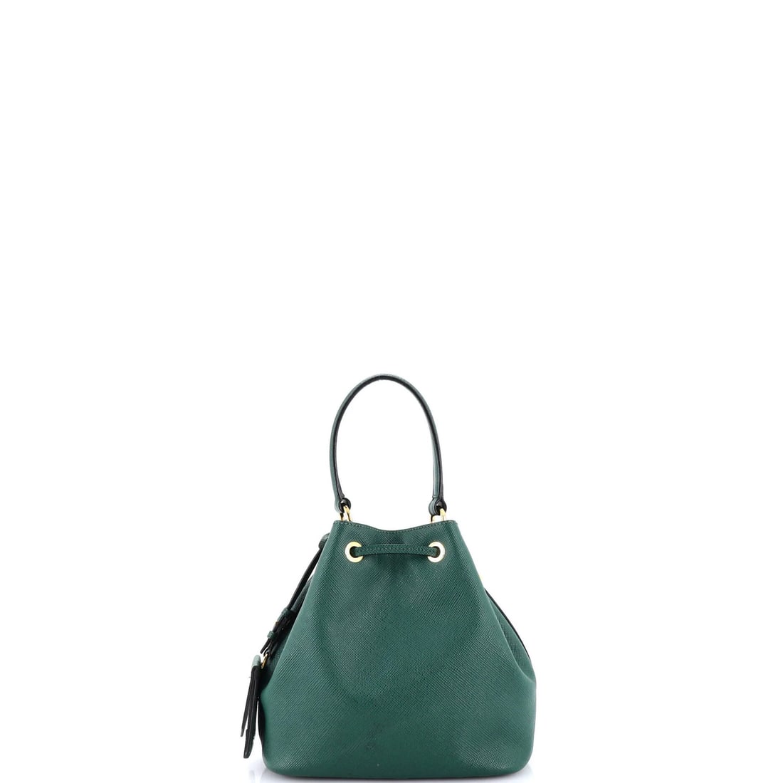 Small Prada Top Handle Bucket Bag Saffiano Leather - 3