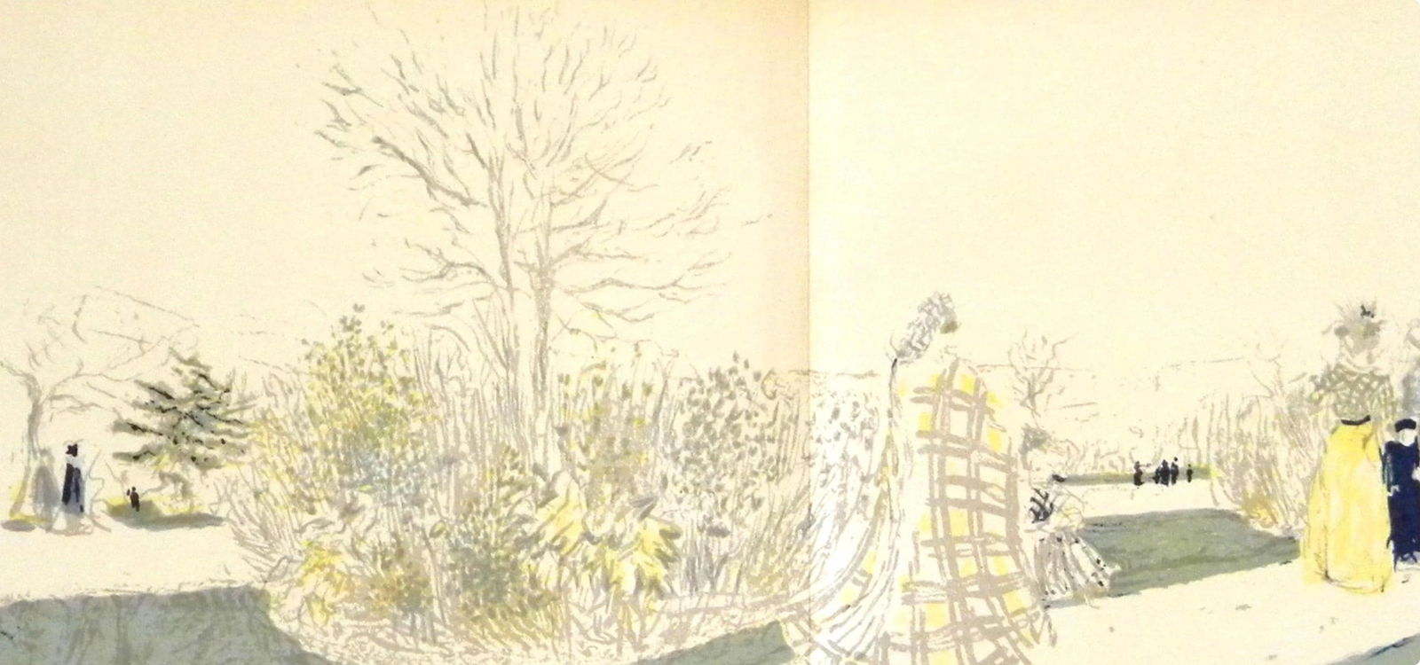 Lithograph - douard Vuillard - Le Jardin des Tuileries - L'uvre grav de Vuillard - 3