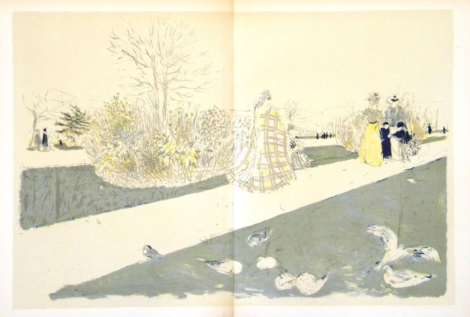 Lithograph - douard Vuillard - Le Jardin des Tuileries - L'uvre grav de Vuillard - 5