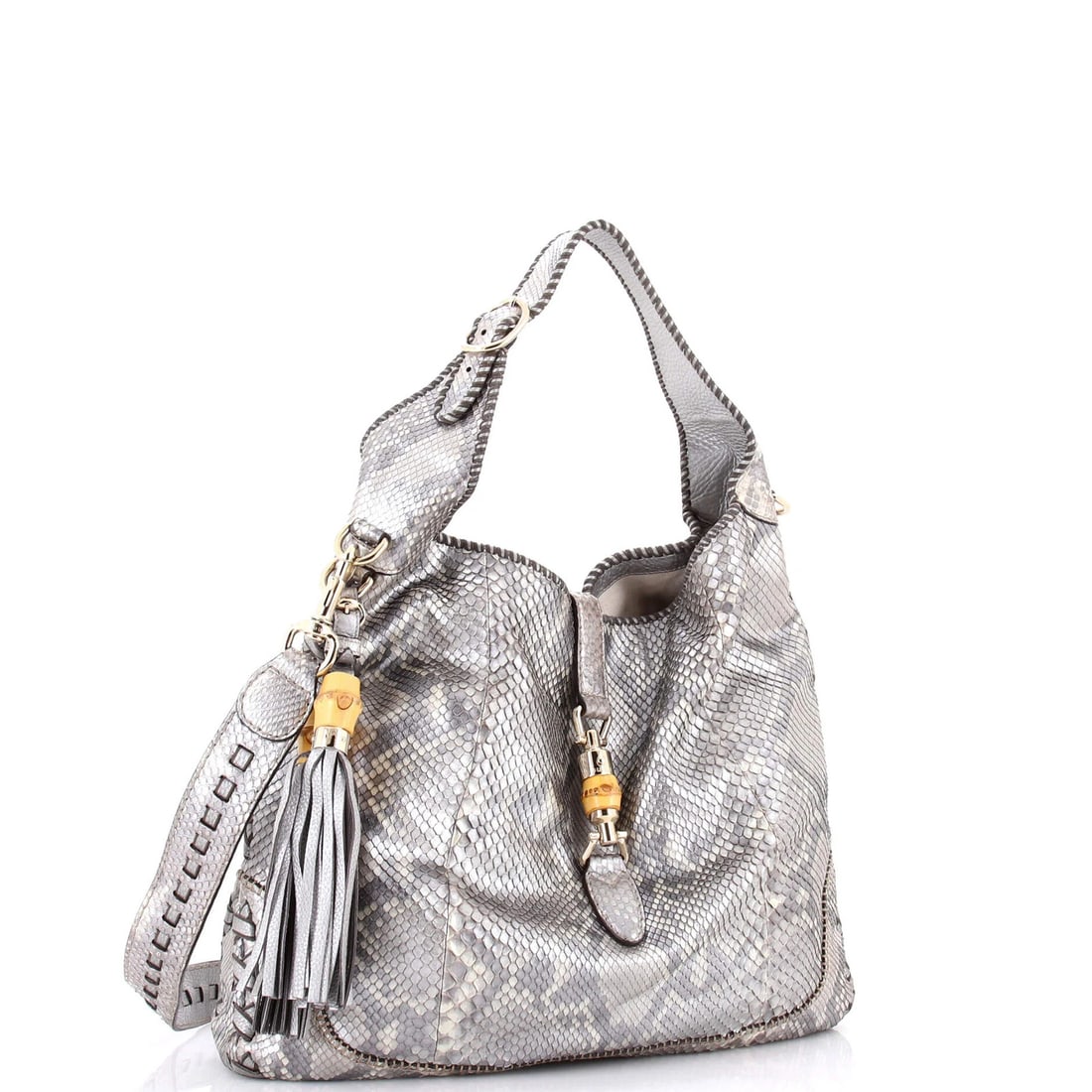 Large Gucci New Jackie Bag Python - 2