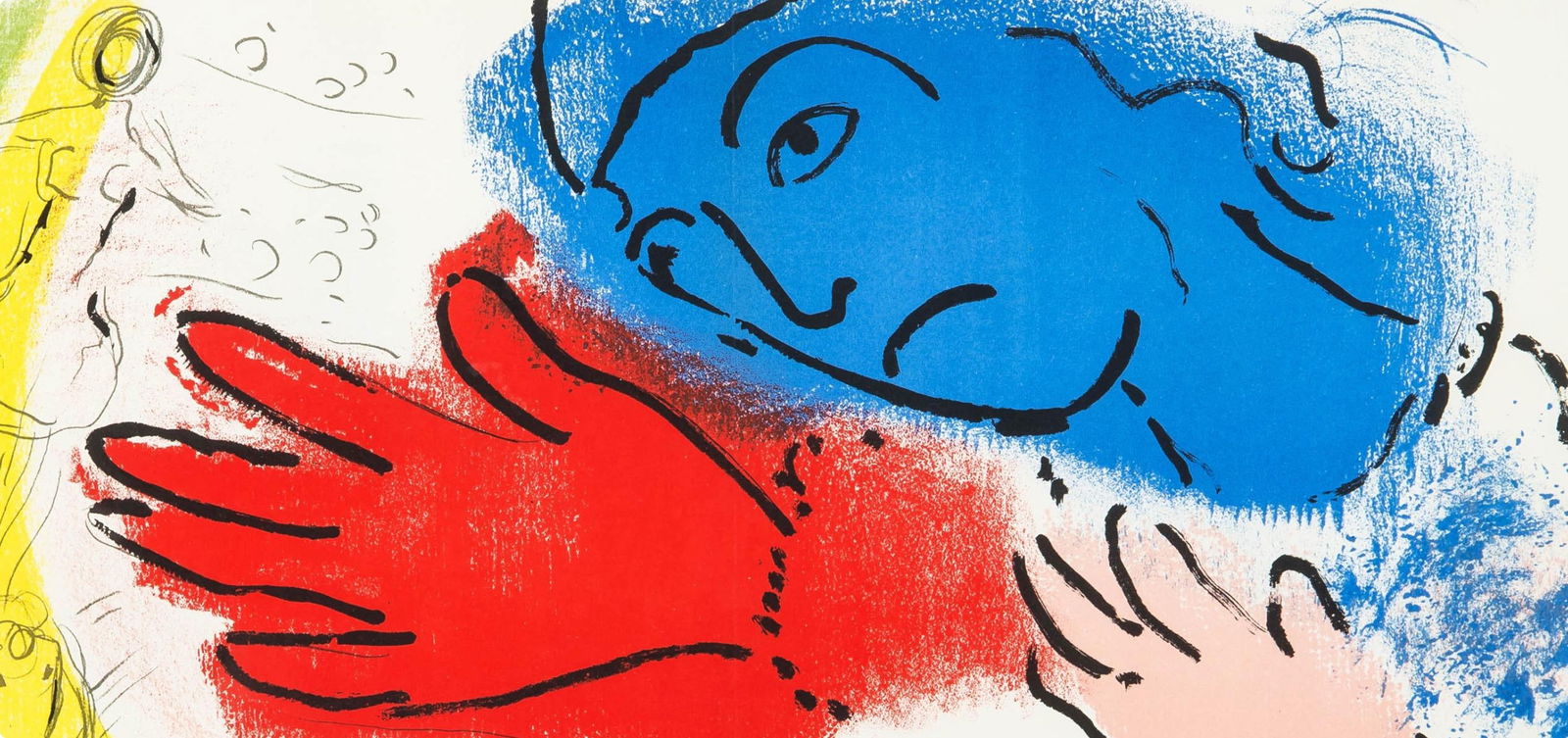 Lithograph - Marc Chagall - Composition (Cramer 26; Mourlot 153) - Derrire le miroir - 2