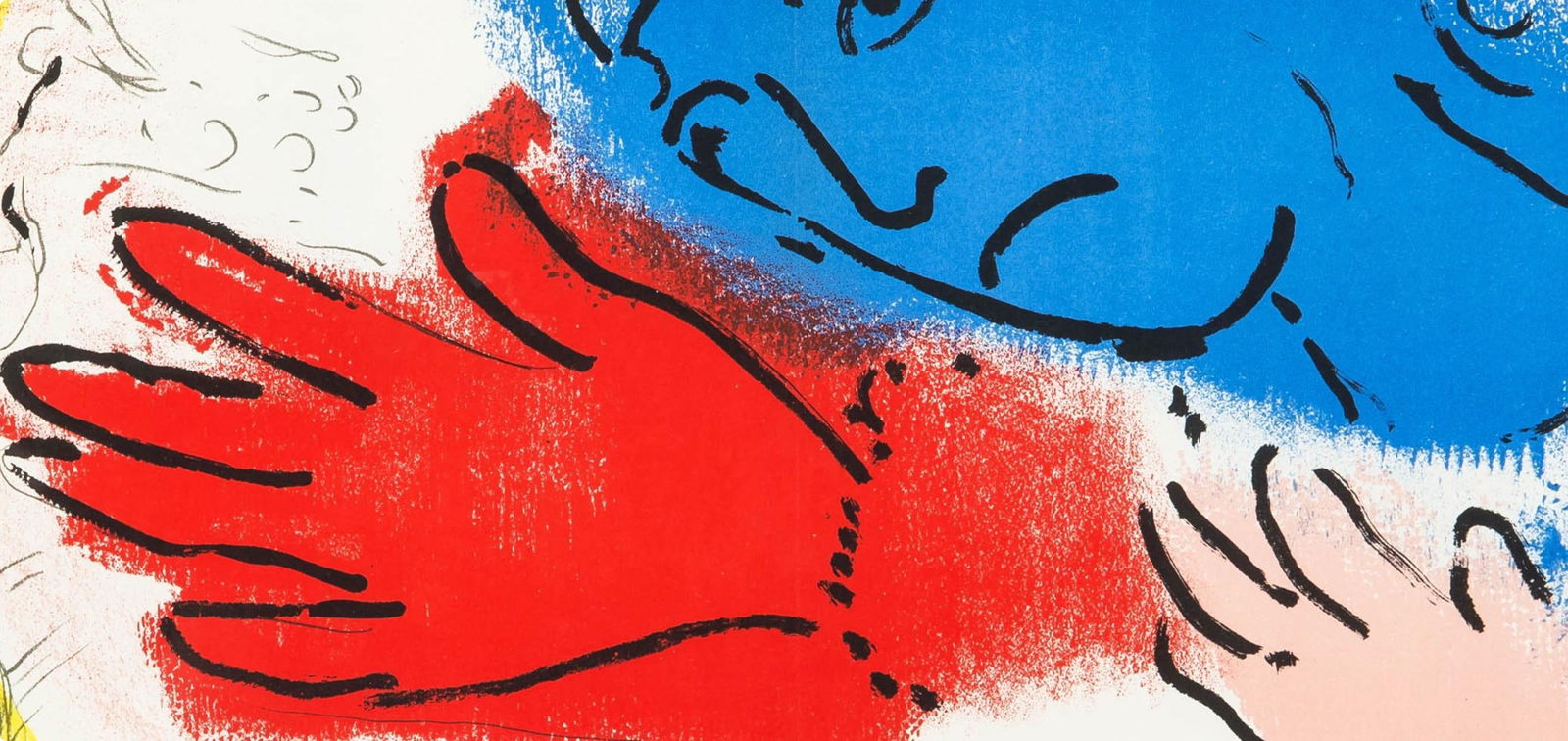 Lithograph - Marc Chagall - Composition (Cramer 26; Mourlot 153) - Derrire le miroir - 4