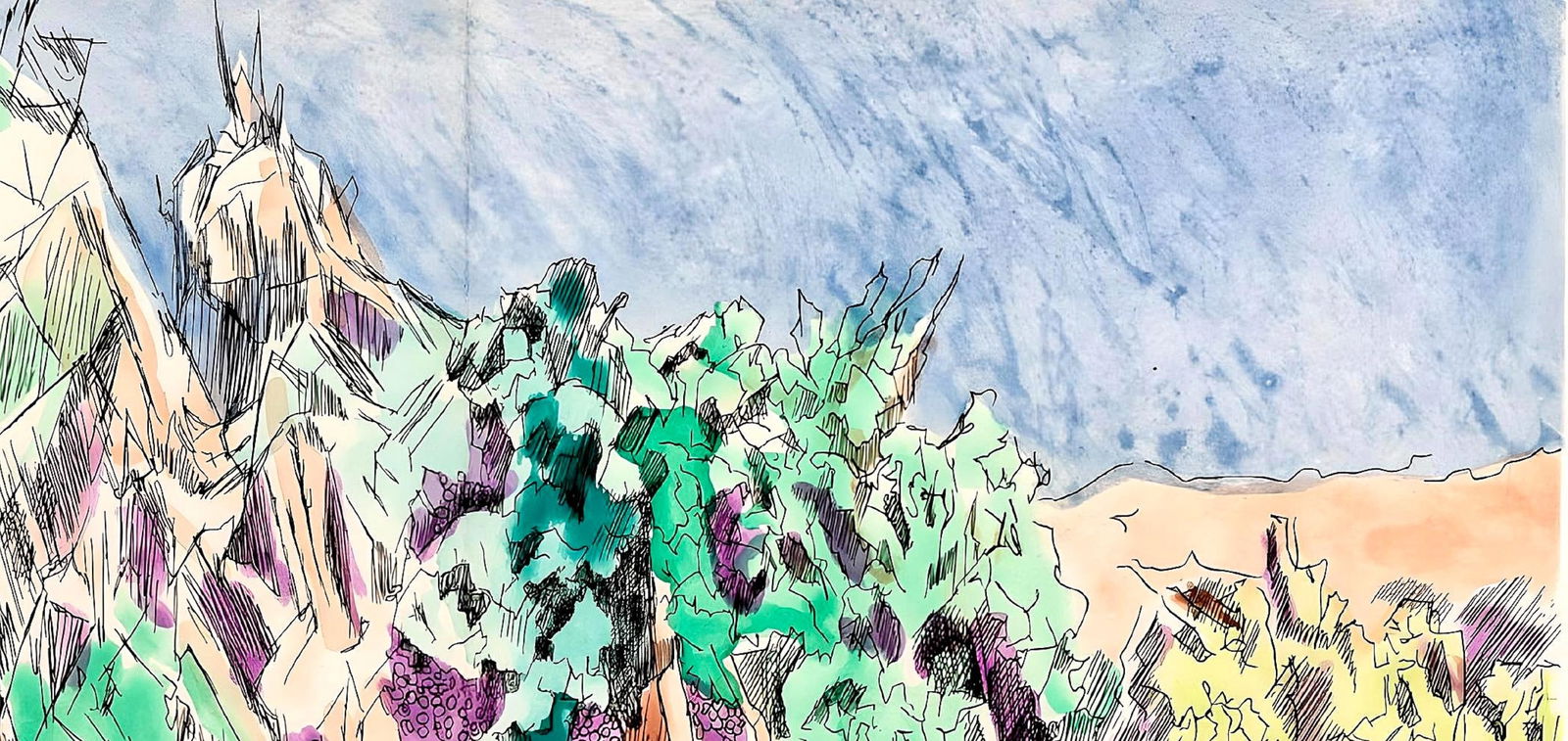 Etching - Jacques Villon - Composition (Ginestet/ Pouillon 42-64) - Hsiode - Les Travaux et les - 2