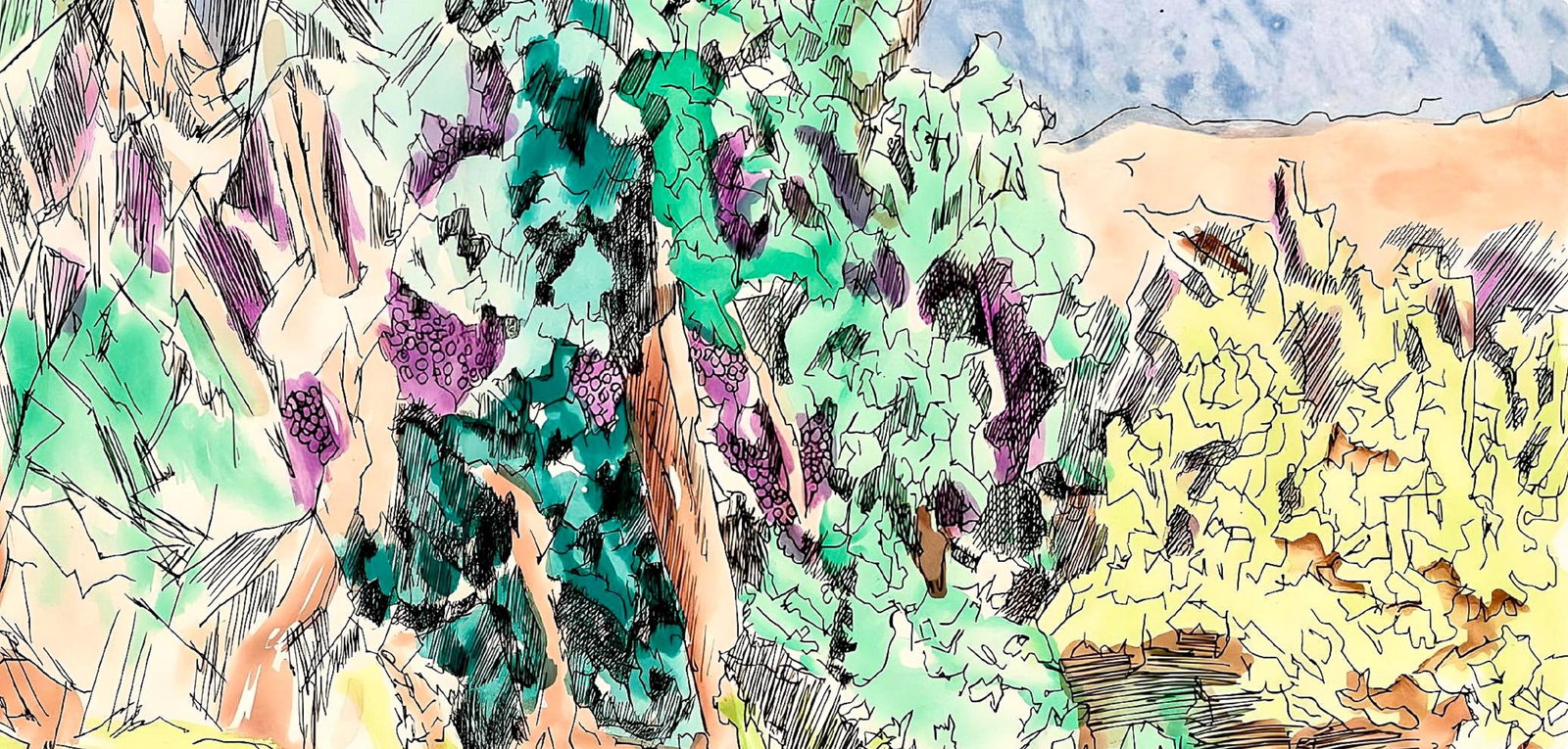 Etching - Jacques Villon - Composition (Ginestet/ Pouillon 42-64) - Hsiode - Les Travaux et les - 3