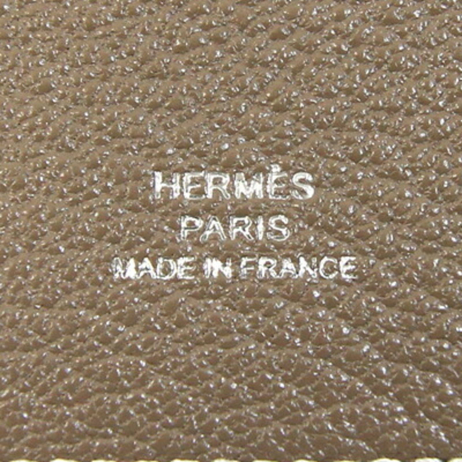 Leather Hermes Wallet (Bi-Fold) Chevre Myzore - 4
