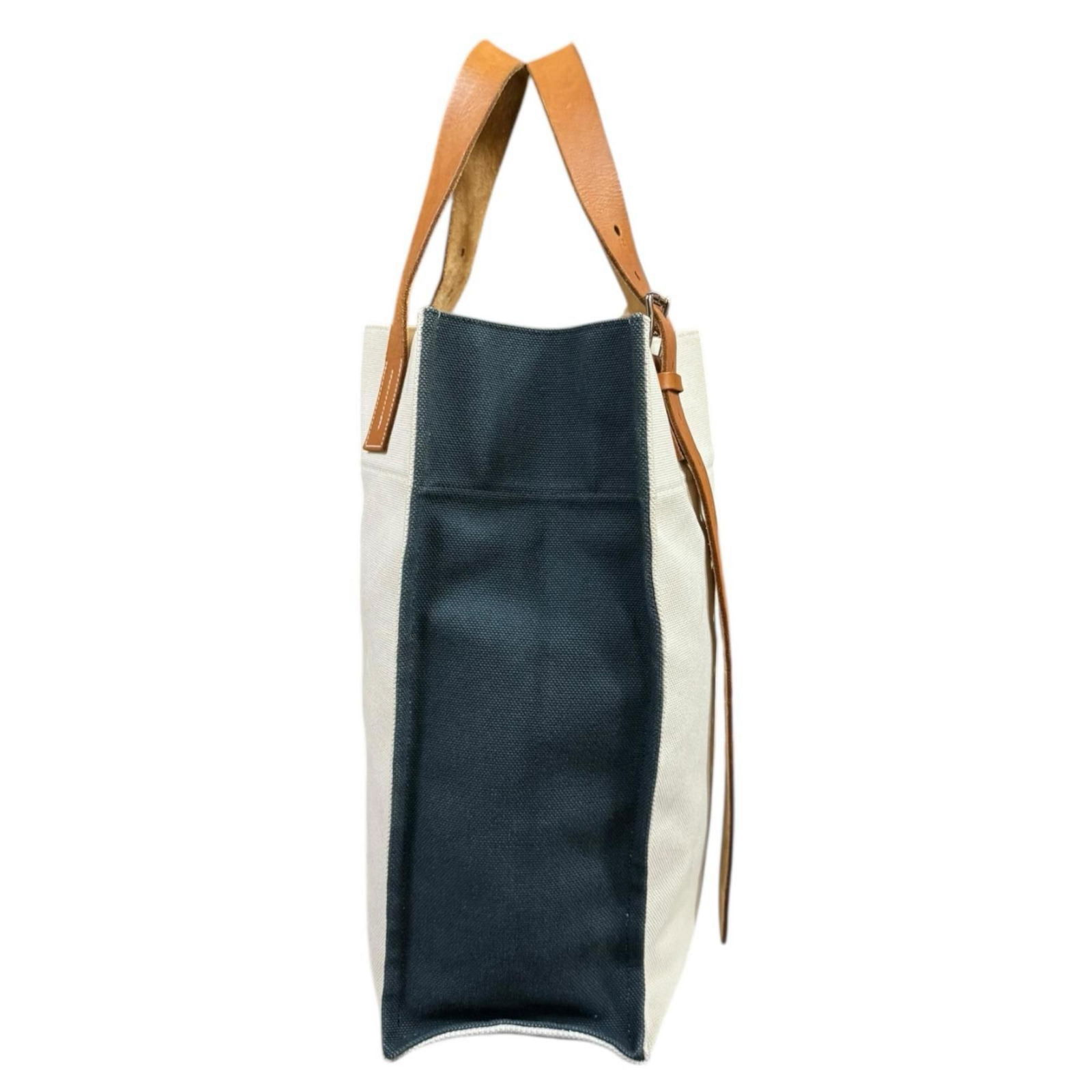 Canvas Hermes Shoulder Bag - 5