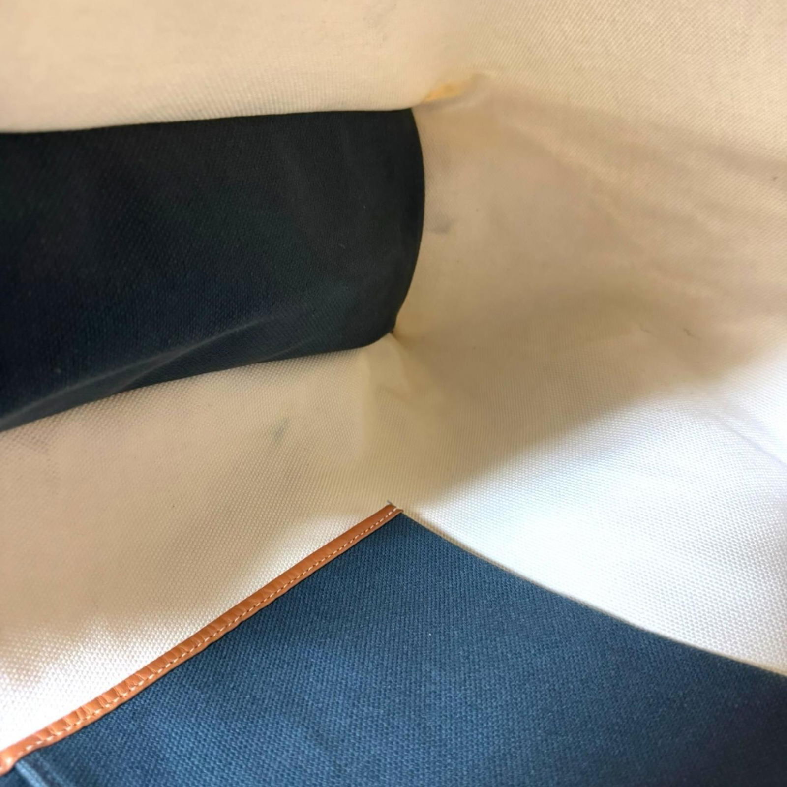 Canvas Hermes Shoulder Bag - 8