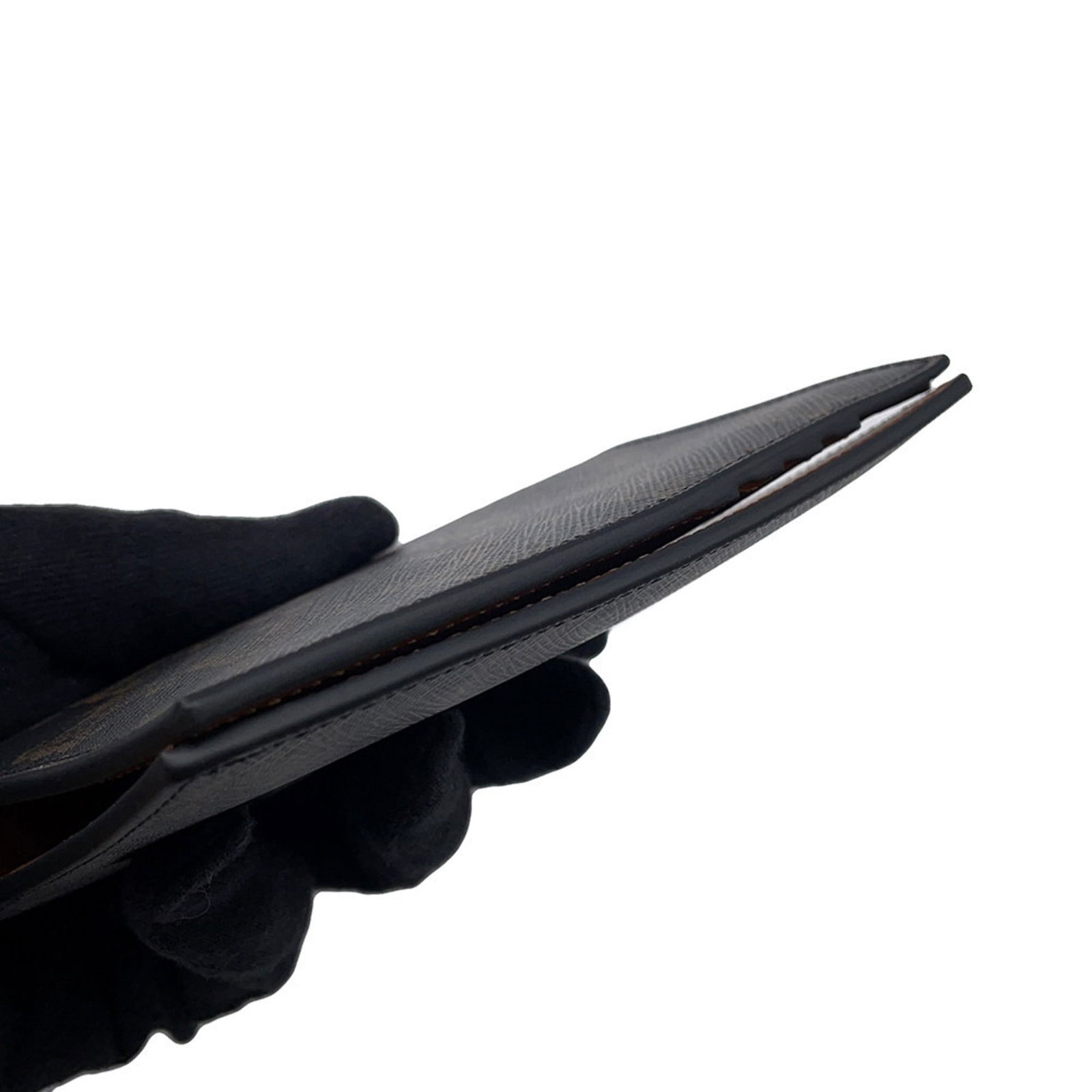 4M3432AK1.04BT - Celine Triomphe Passport Cover in PVC and Leather - 5