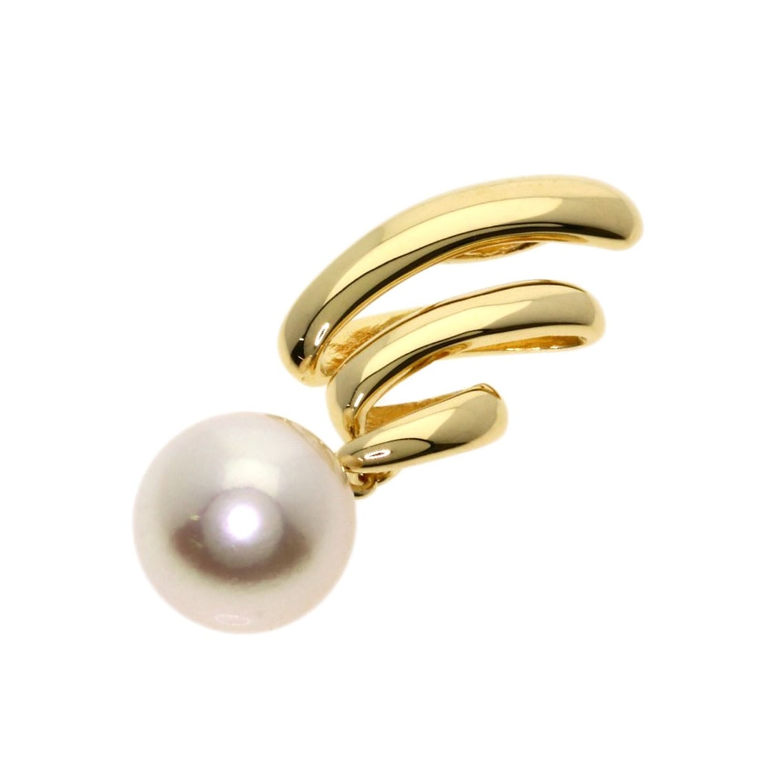 Gold TASAKI Pearl Pendant top K18 Yellow (1 of 3)