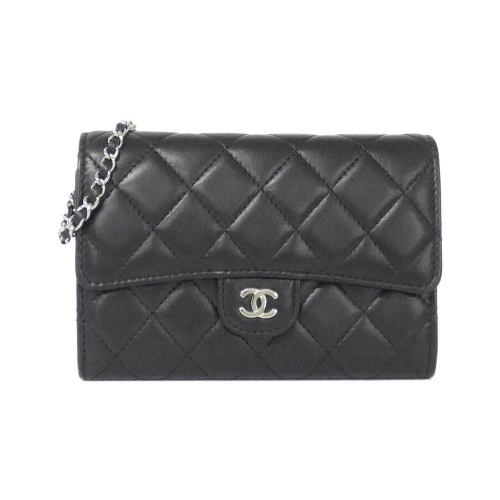 Leather Chanel Chain/ Shoulder Wallet: Leather Chanel Chain/ Shoulder Wallet This listing features Leather Chanel Chain/ Shoulder Wallet. Item specifics are provided below. Item Specifics: Brand: Chanel Type: Chain/Shoulder Wallet