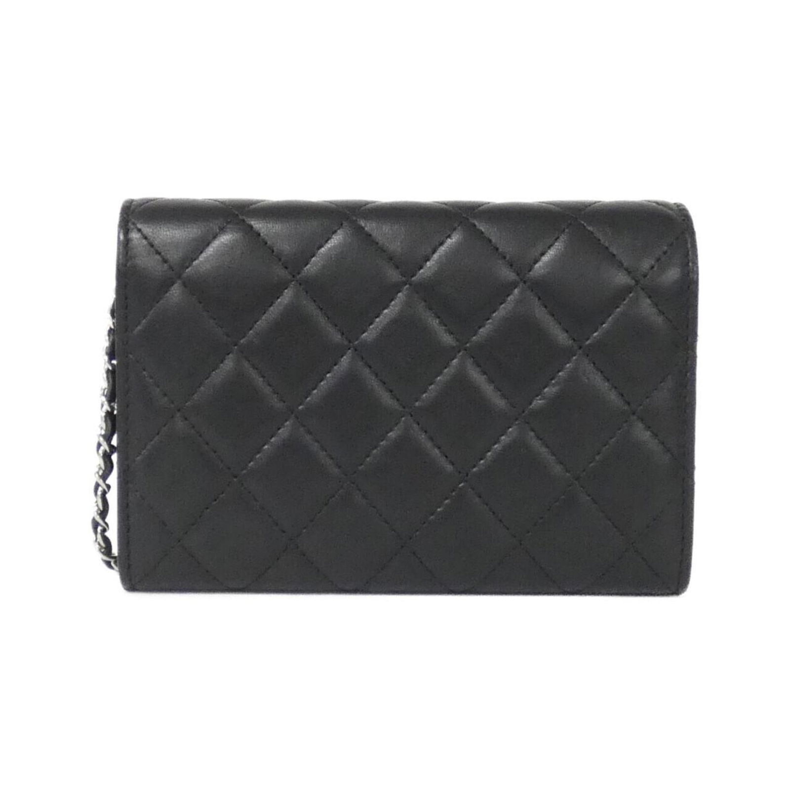Leather Chanel Chain/ Shoulder Wallet - 2