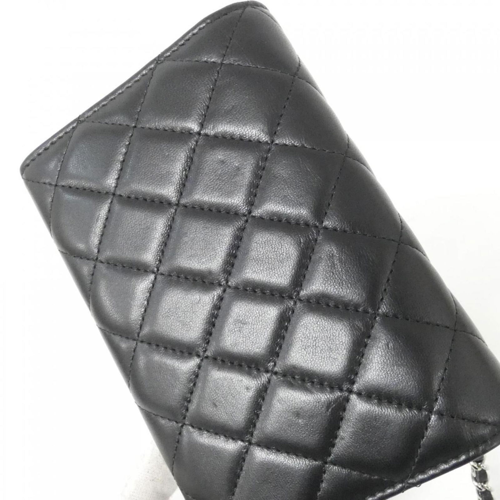 Leather Chanel Chain/ Shoulder Wallet - 6