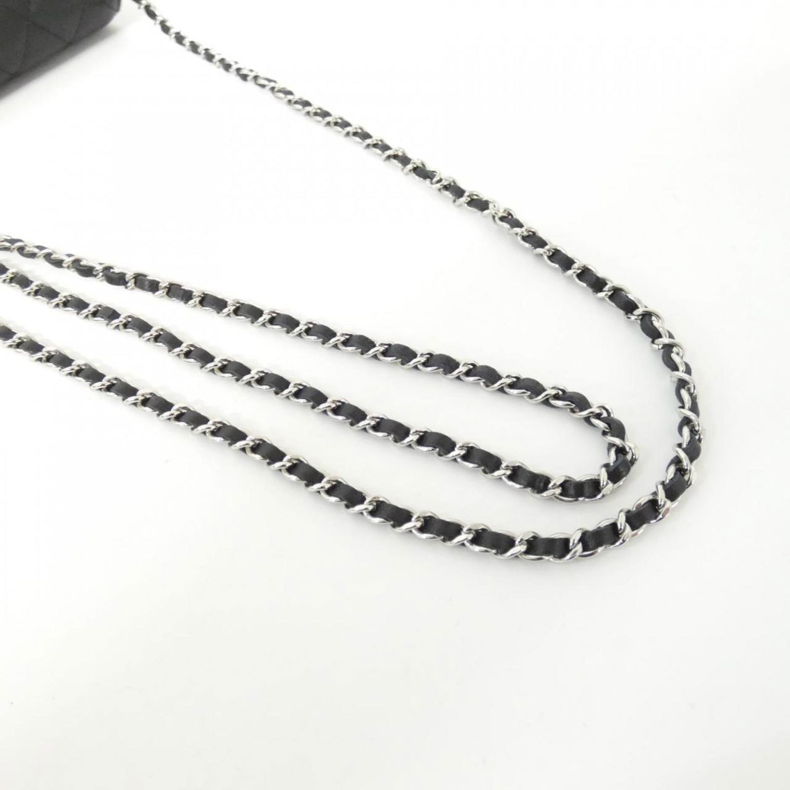 Leather Chanel Chain/ Shoulder Wallet - 8