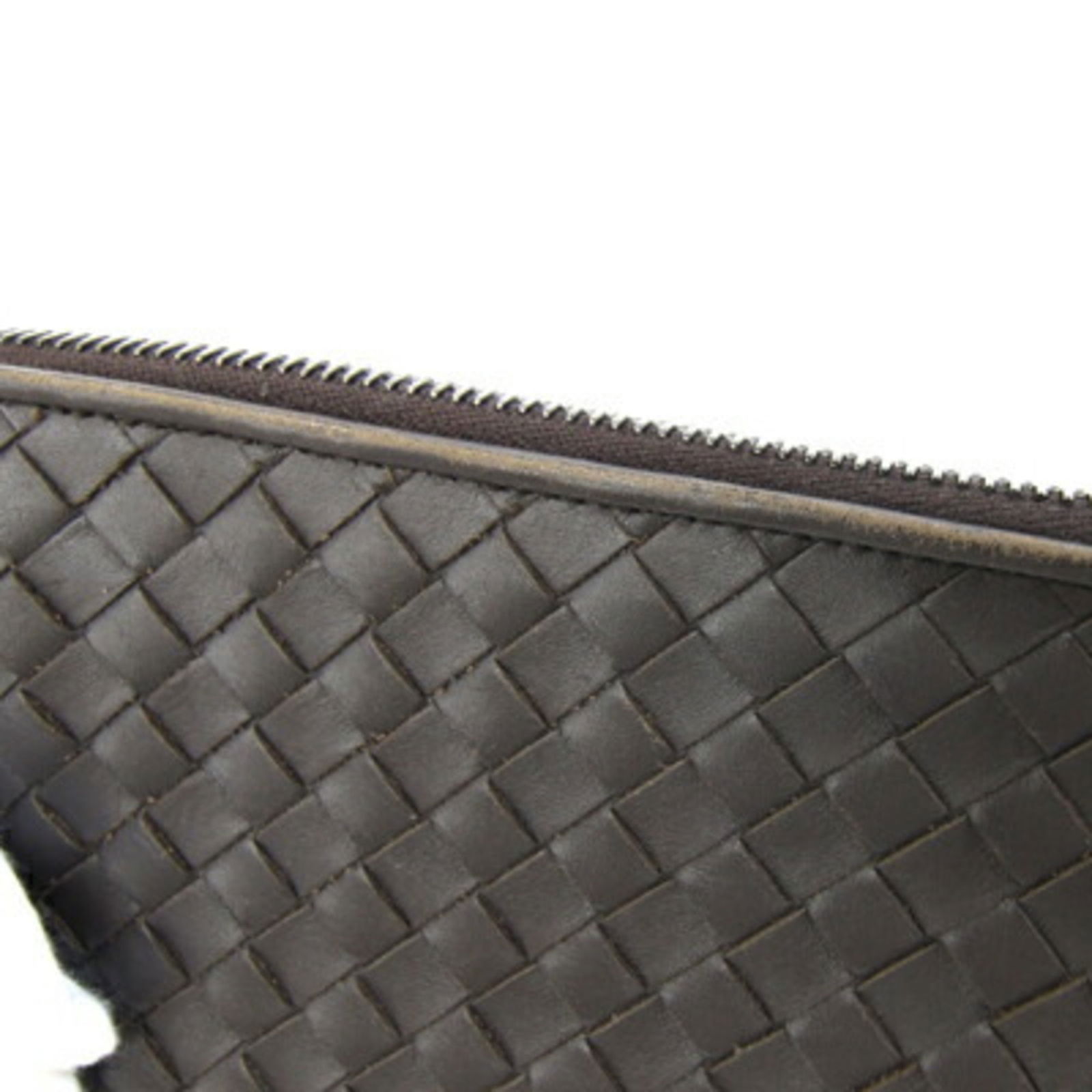 Leather - Bottega Veneta Clutch Bag - Pouch Intrecciato - 7