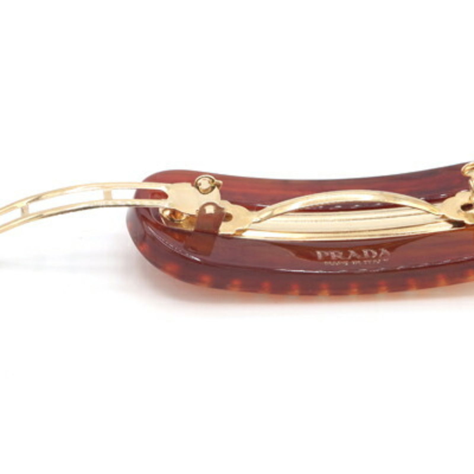 Brass Prada Barrette - 3