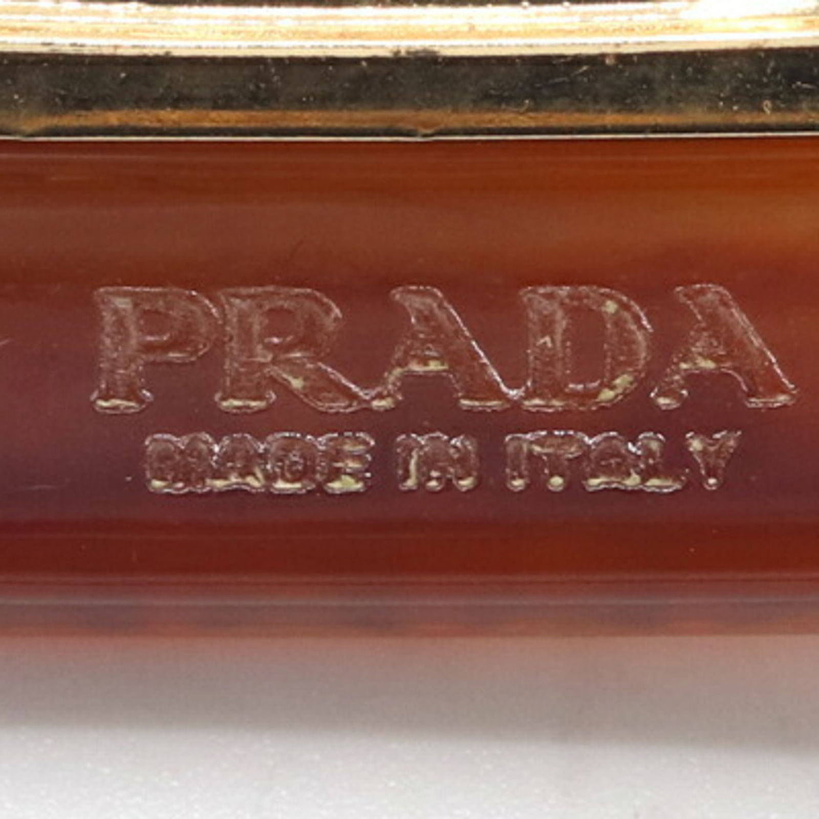 Brass Prada Barrette - 4