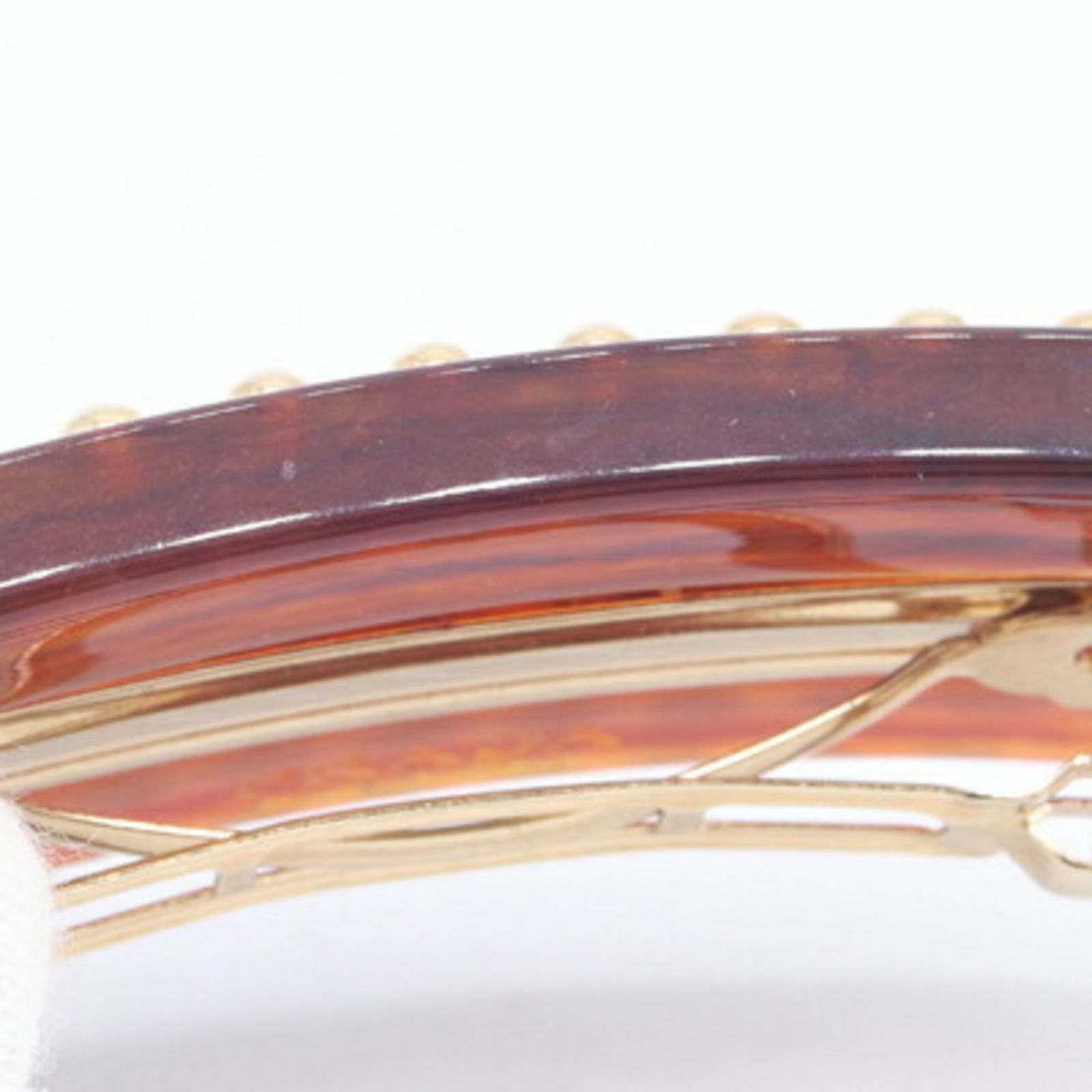 Brass Prada Barrette - 5