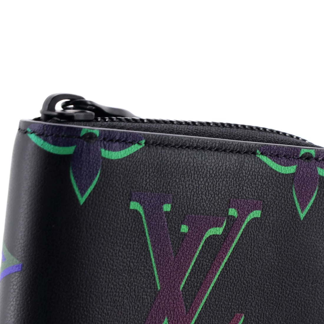Vertical Louis Vuitton Zippy Wallet Spotlight Monogram Giant Leather - 6
