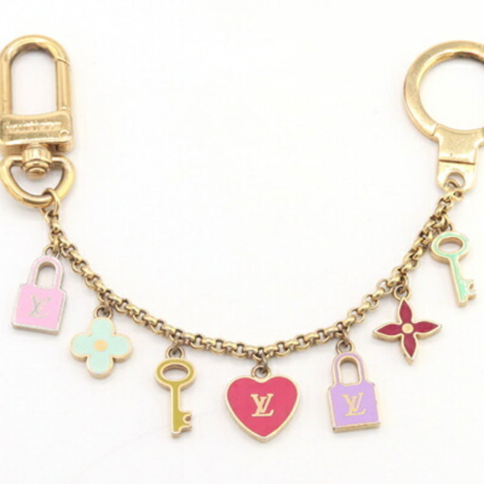 Metal Louis Vuitton Key Chain - 2