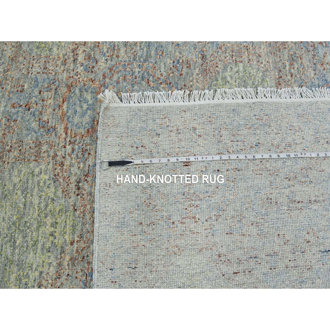 Oriental Rug - 10'x14'2" Hand Knotted - Obscured and Subtle - Wool - 12