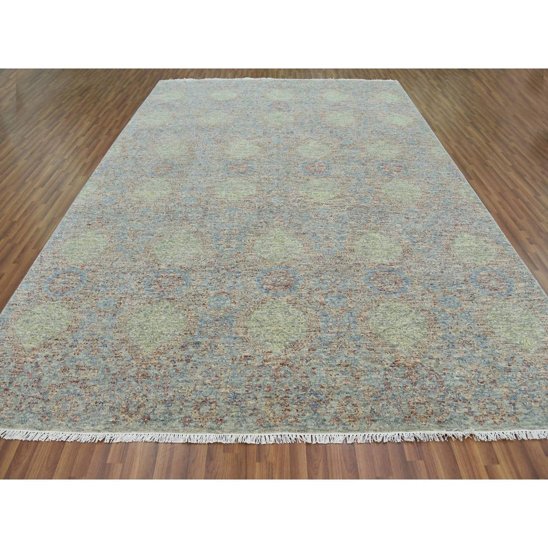 Oriental Rug - 10'x14'2" Hand Knotted - Obscured and Subtle - Wool - 3