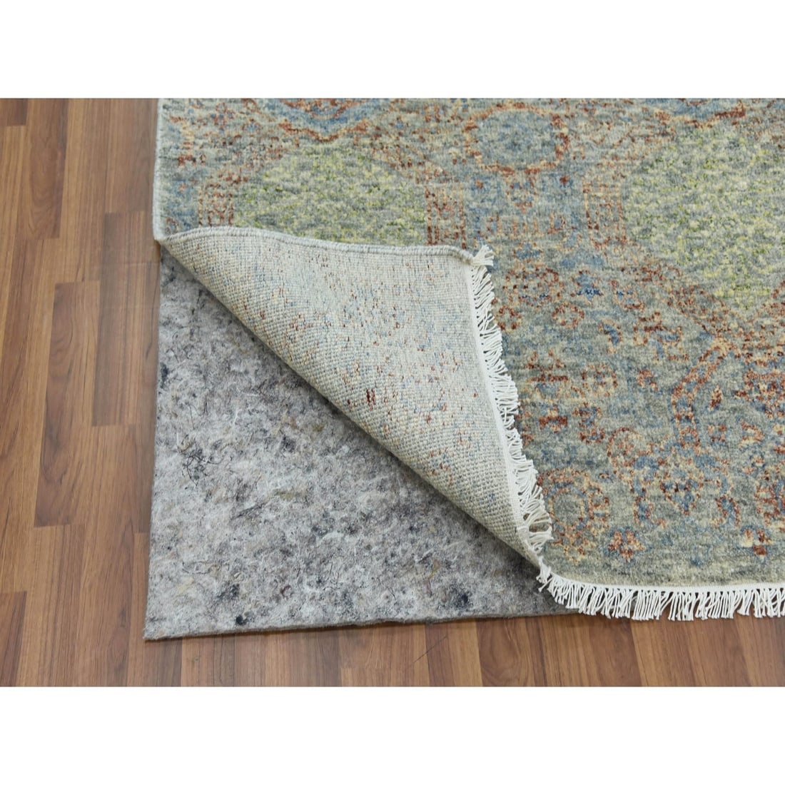 Oriental Rug - 10'x14'2" Hand Knotted - Obscured and Subtle - Wool - 5