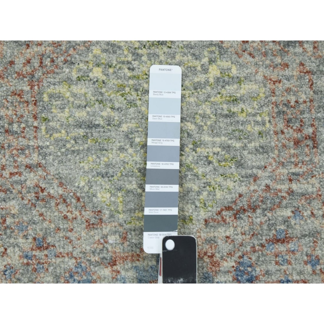 Oriental Rug - 10'x14'2" Hand Knotted - Obscured and Subtle - Wool - 8