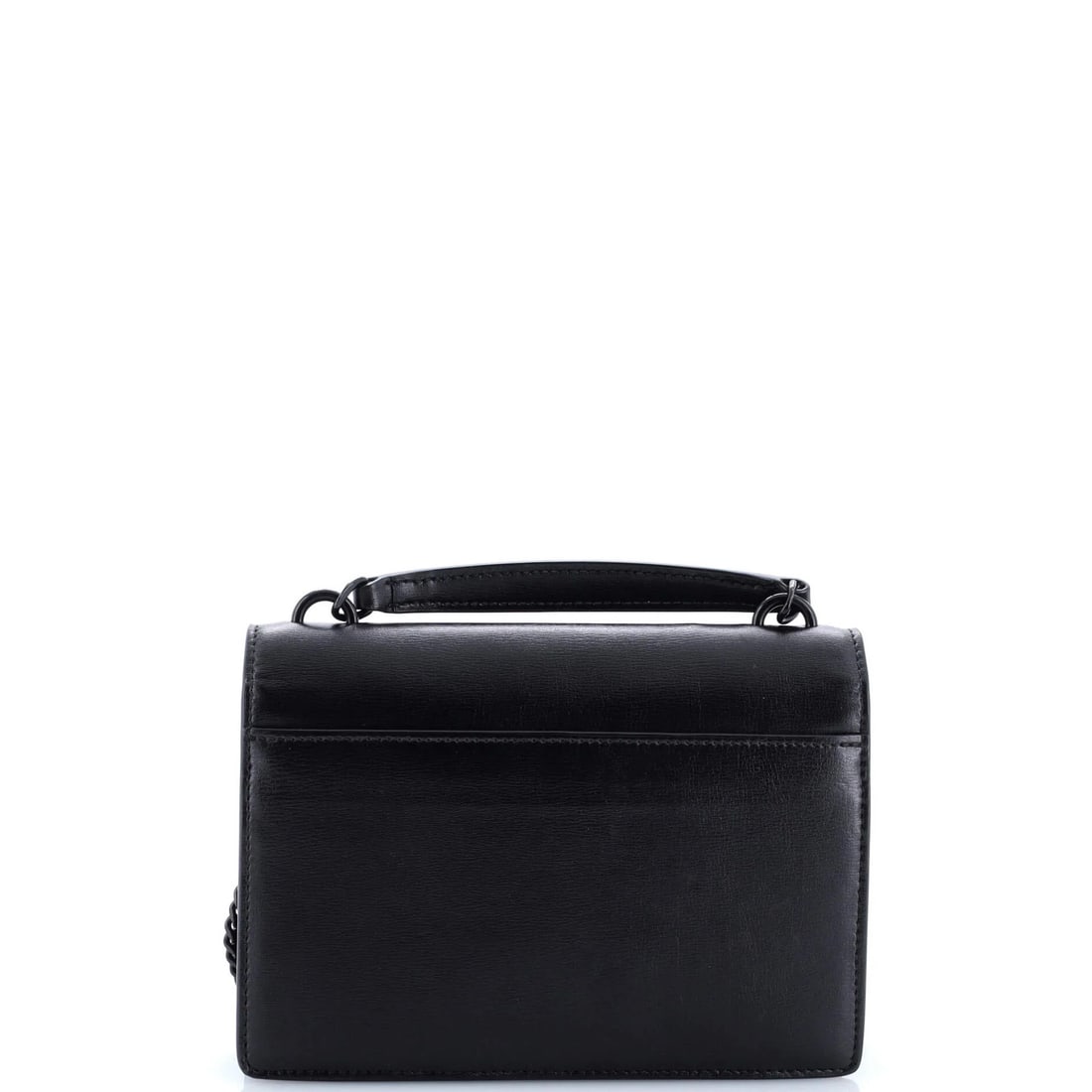 Leather Saint Laurent Sunset Top Handle Chain Wallet - 3