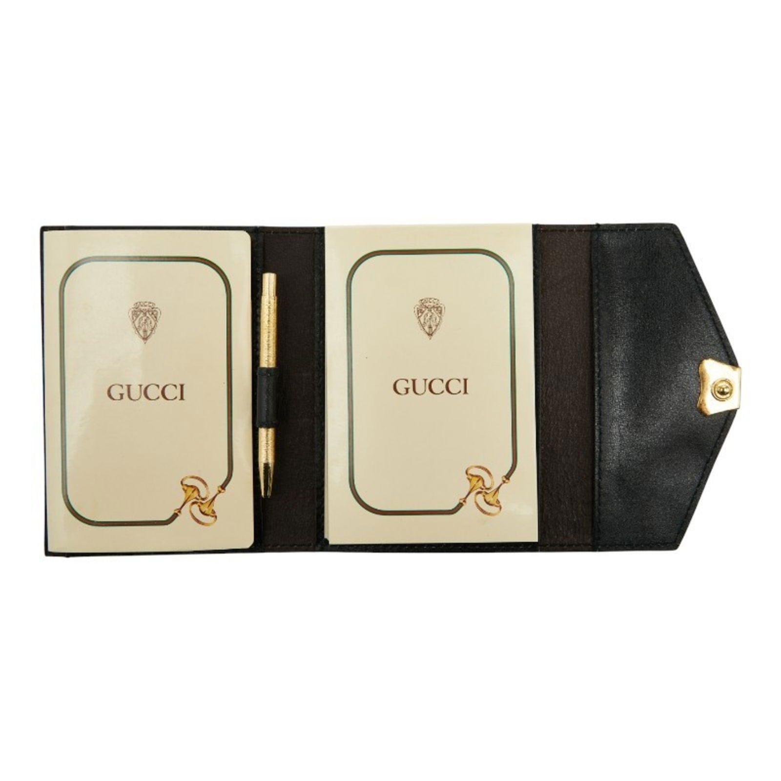 Black Leather Notebook Cover 031 379 4328 Women's GUCCI - Gucci - 7