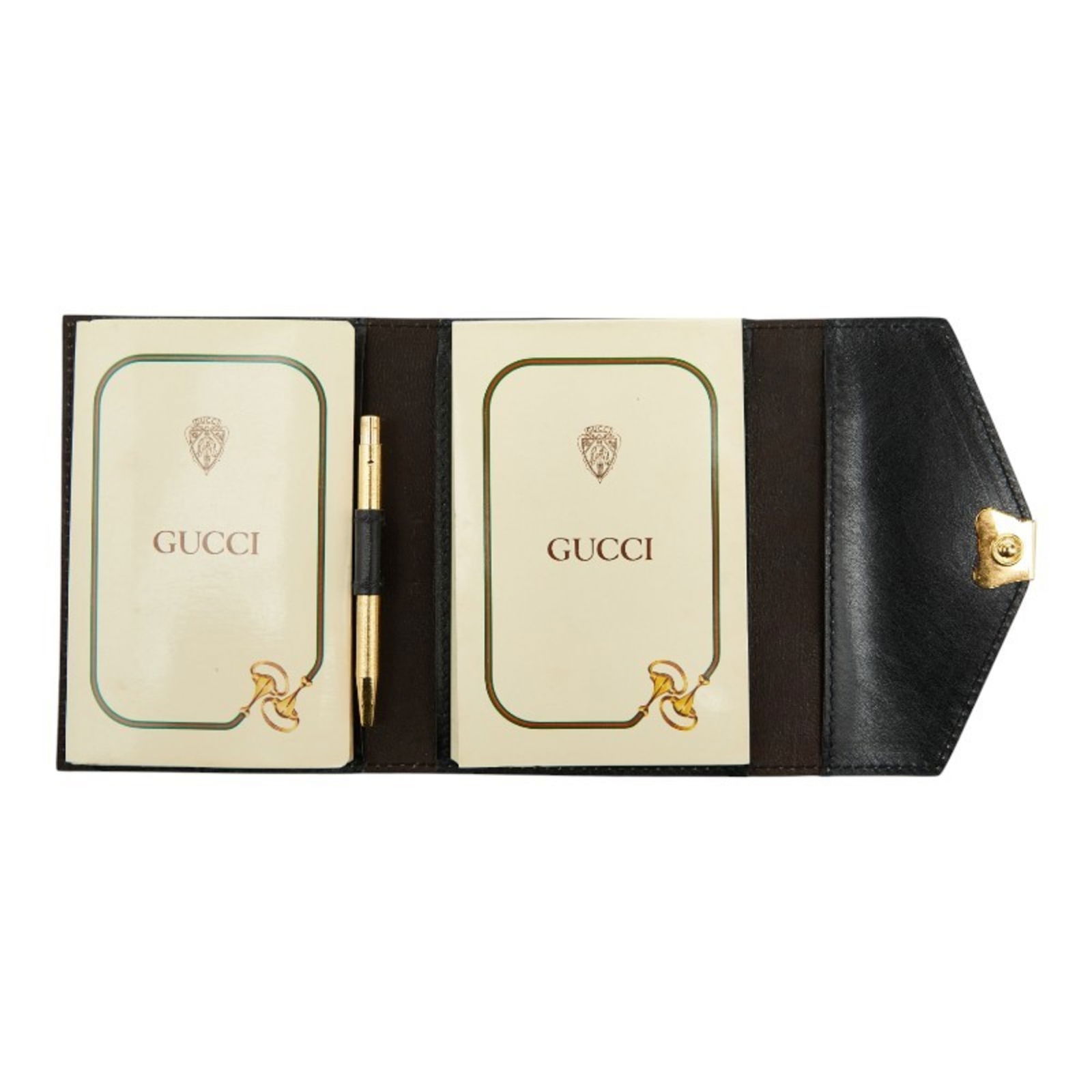 Black Leather Notebook Cover 031 379 4328 Women's GUCCI - Gucci - 7