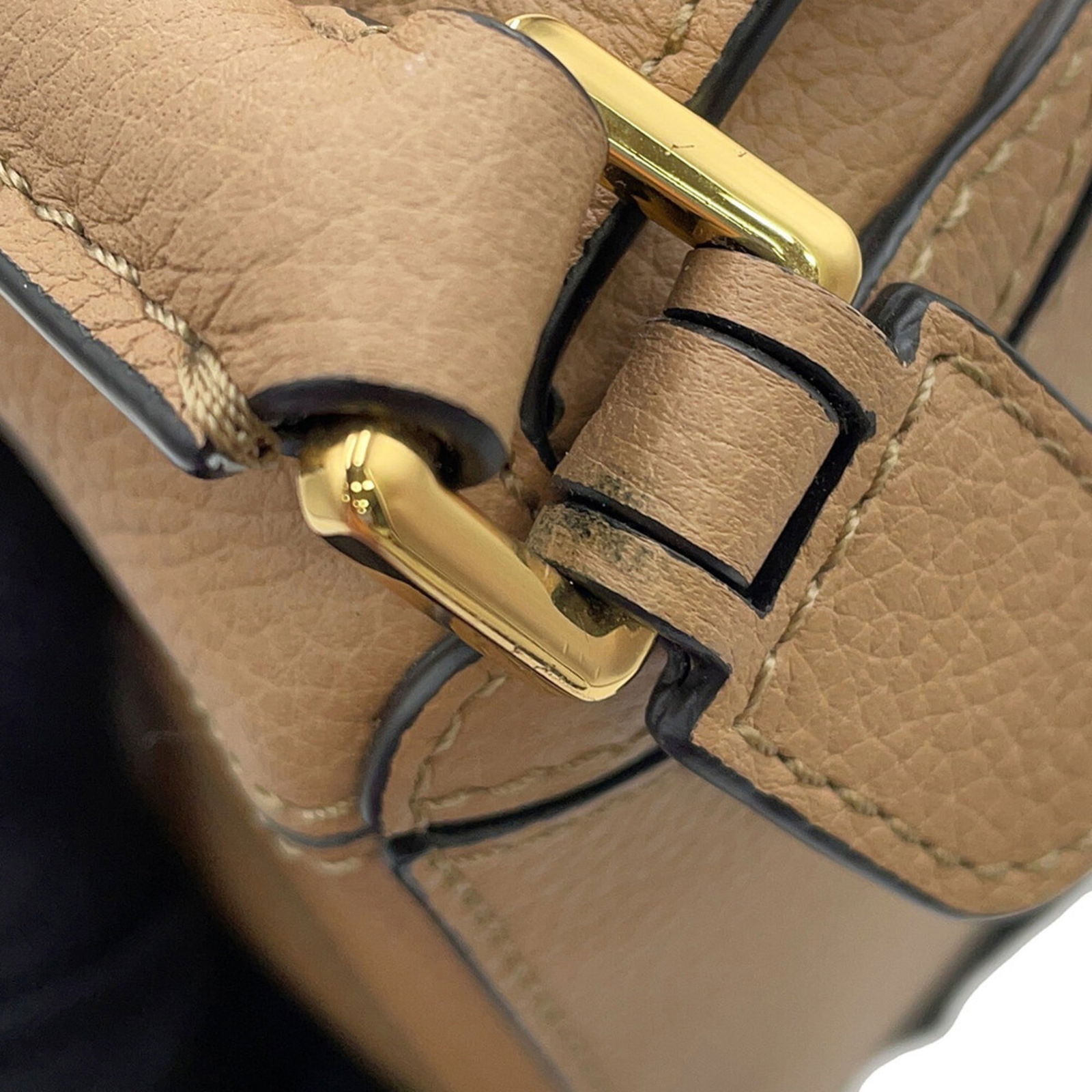 Leather Loewe Handbag - 7