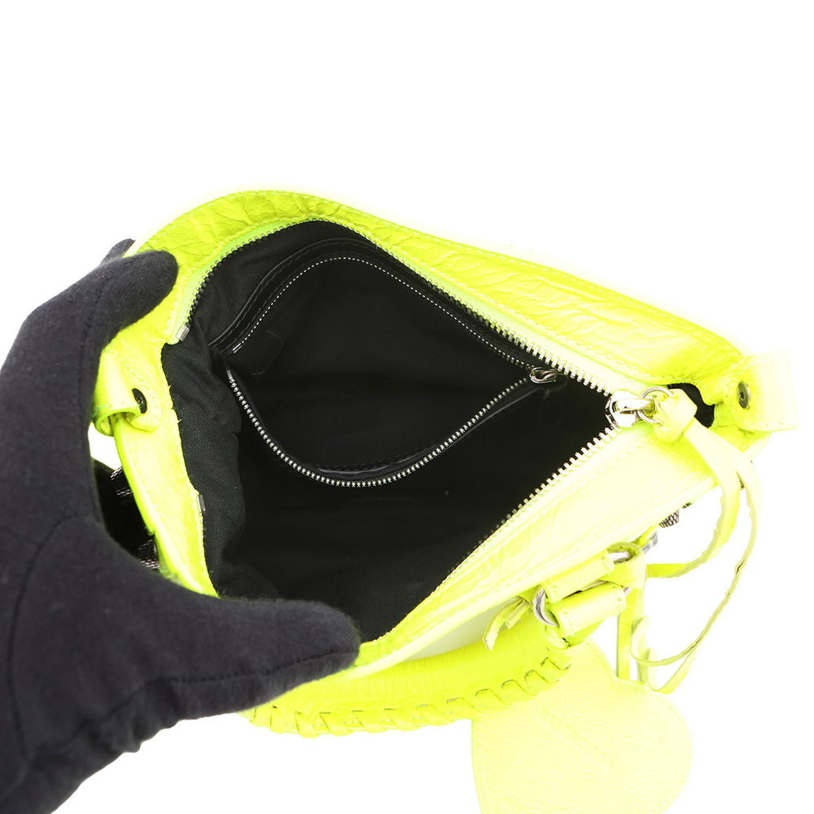 Shoulder Bag Leather - Balenciaga Handbag - 6