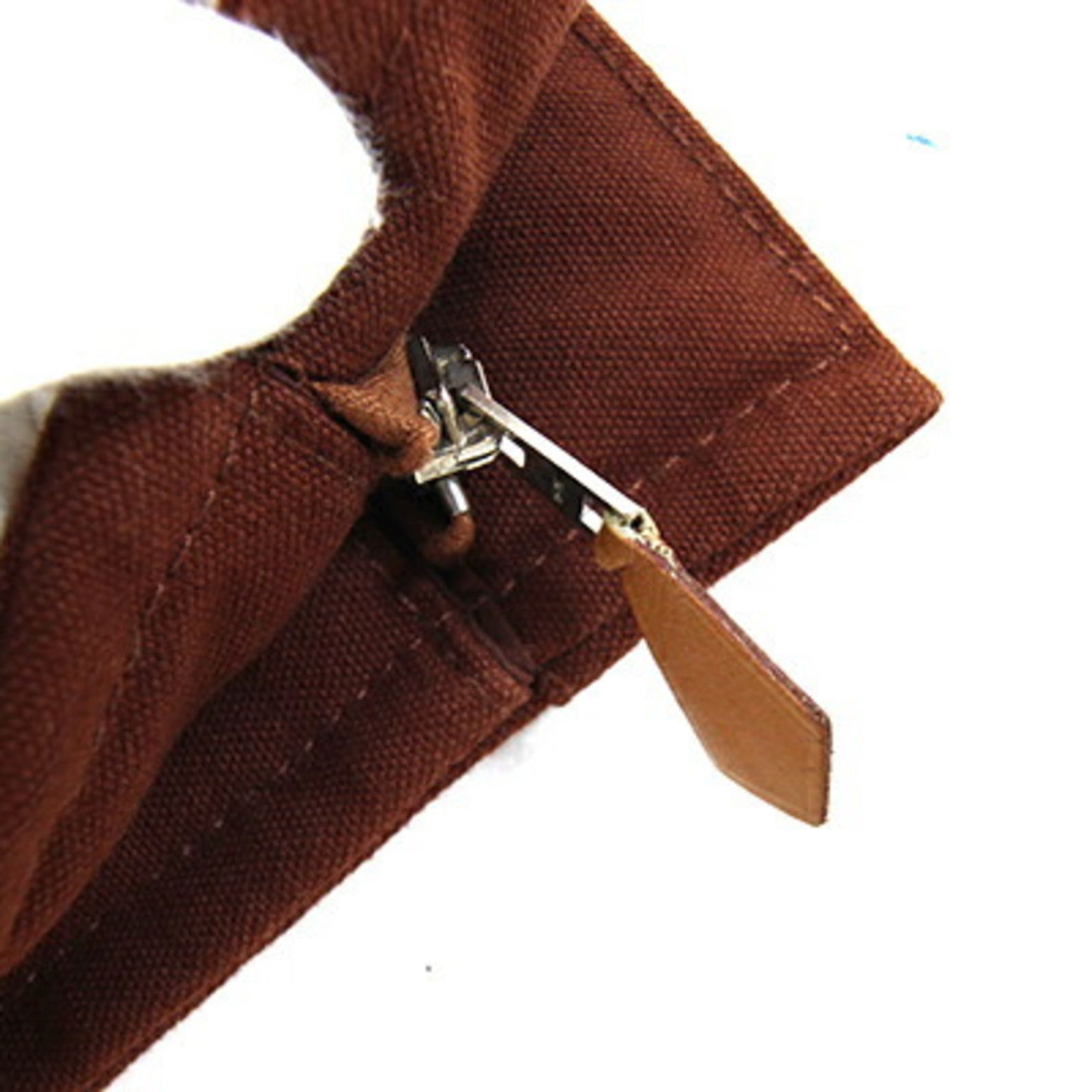 Canvas Hermes Clutch Bag Cotton - 7