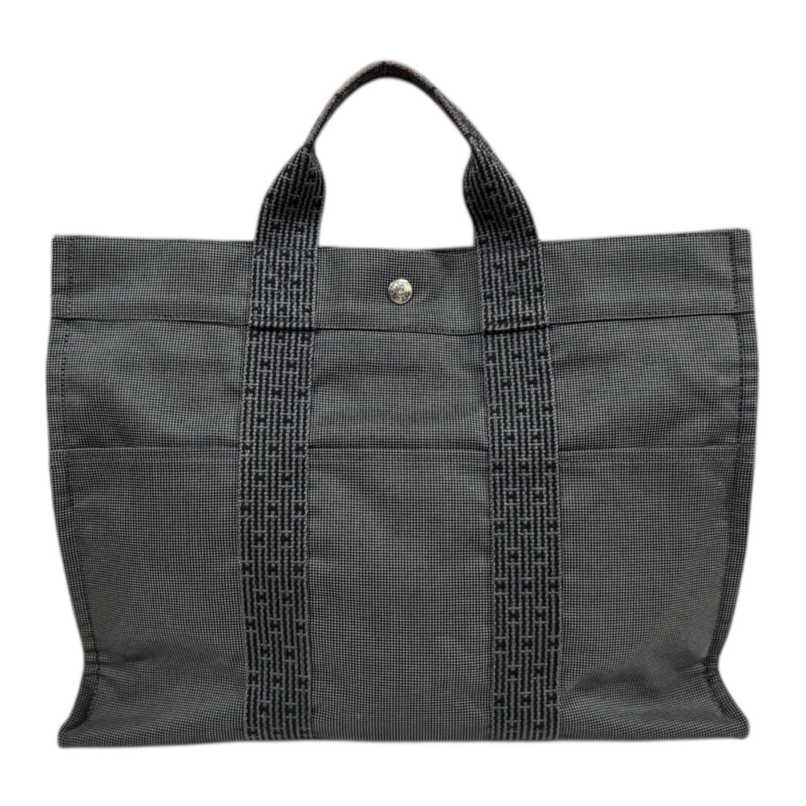 Canvas Hermes Tote Bag - 3