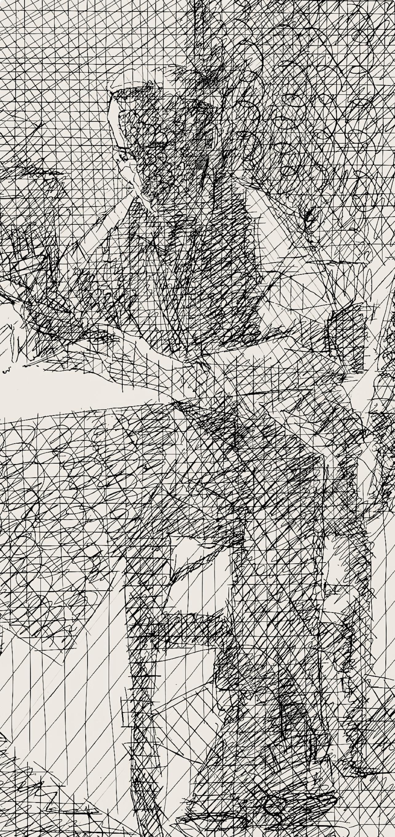 Etching - Jacques Villon - Composition (Ginestet/ Pouillon 42-64) - Hsiode - Les Travaux et les - 2