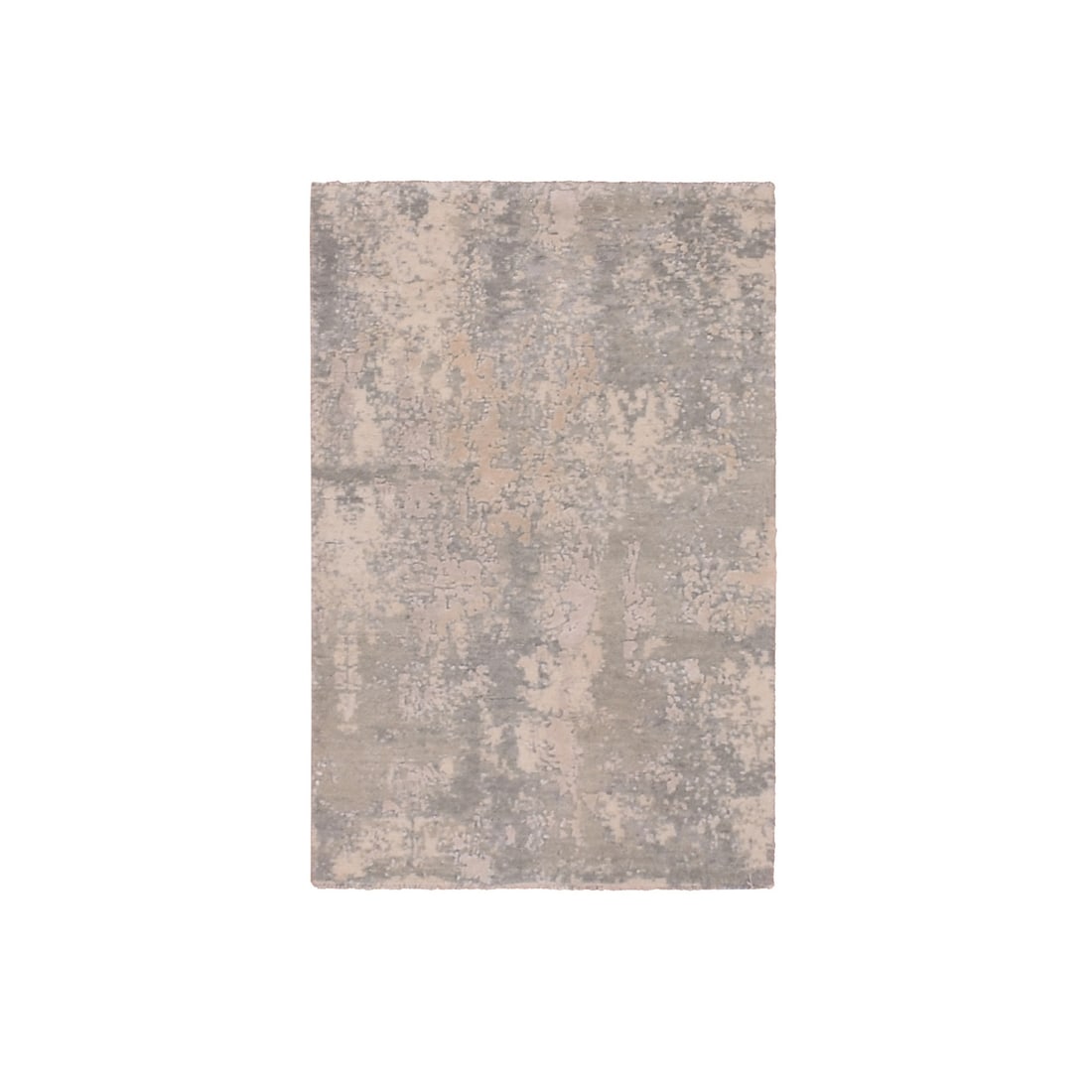 Rug 2'x3'1" Cathedral Gray Modern Abstract Design Hand Knotted Wool Silk: Rug 2'x3'1" Cathedral Gray Modern Abstract Design Hand Knotted Wool Silk This listing features Rug 2'x3'1" Cathedral Gray Modern Abstract Design Hand Knotted Wool Silk. Item specifics are provided