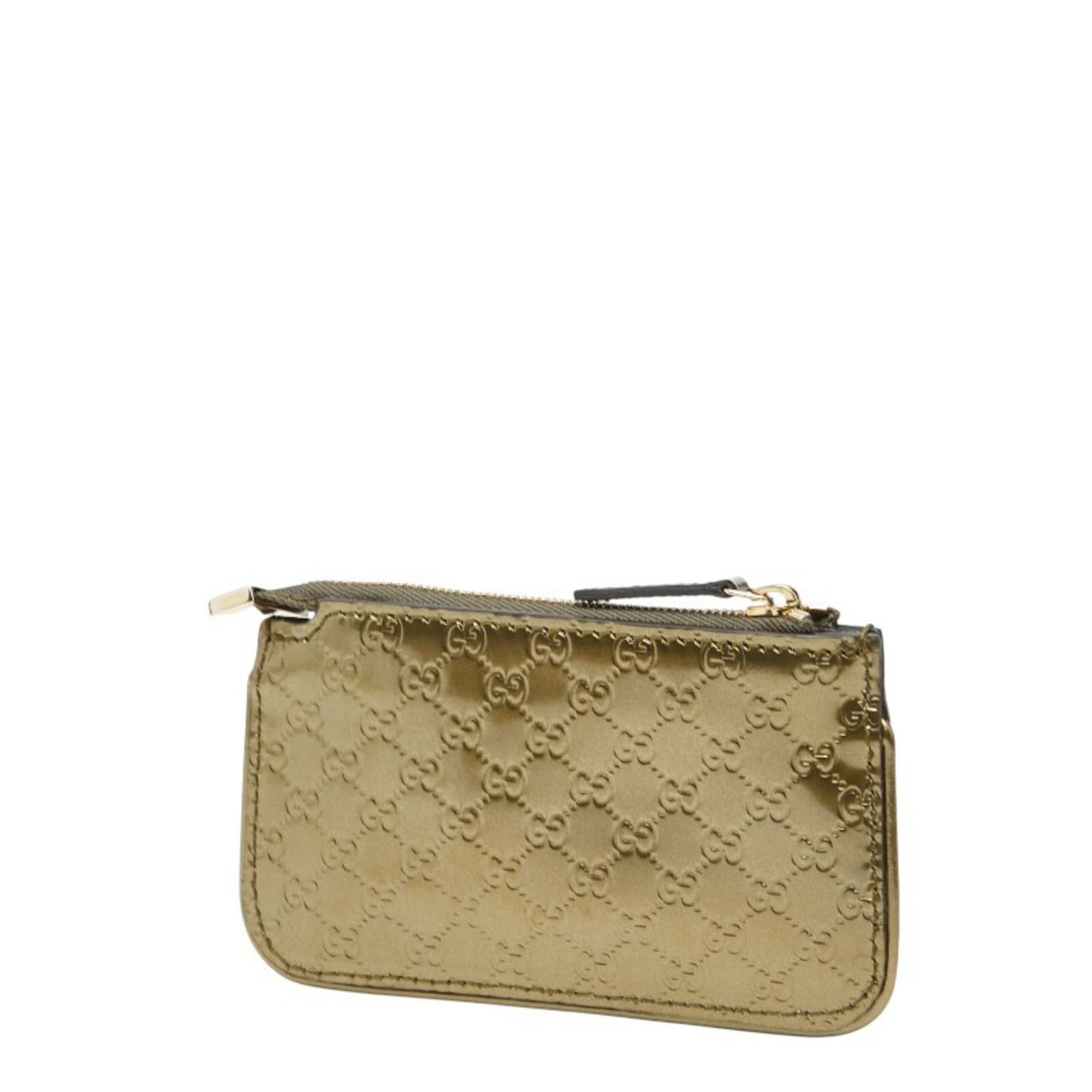 Micro Gg Leather - Gucci Coin Purse/ Coin Case Patent Leather - 2