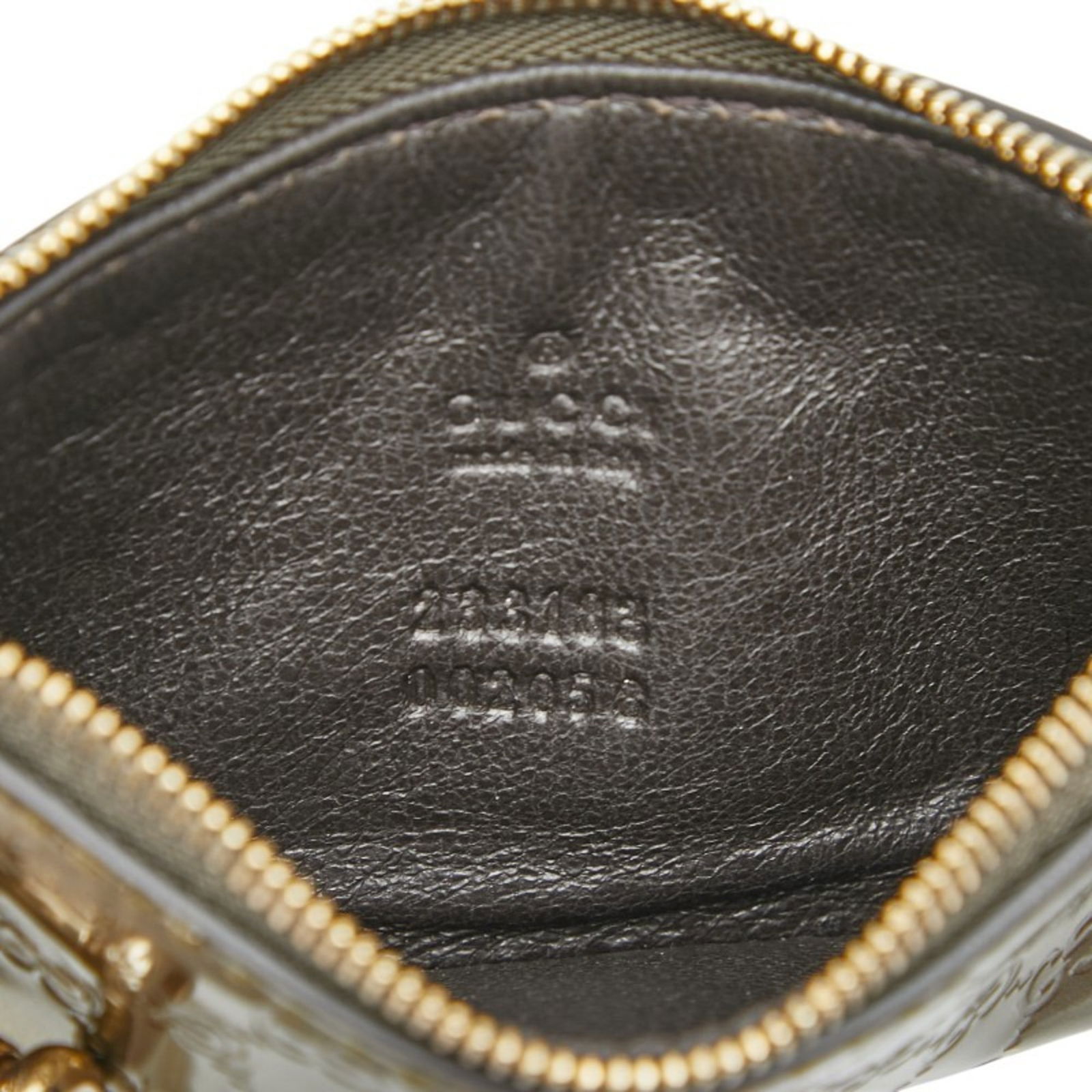 Micro Gg Leather - Gucci Coin Purse/ Coin Case Patent Leather - 7