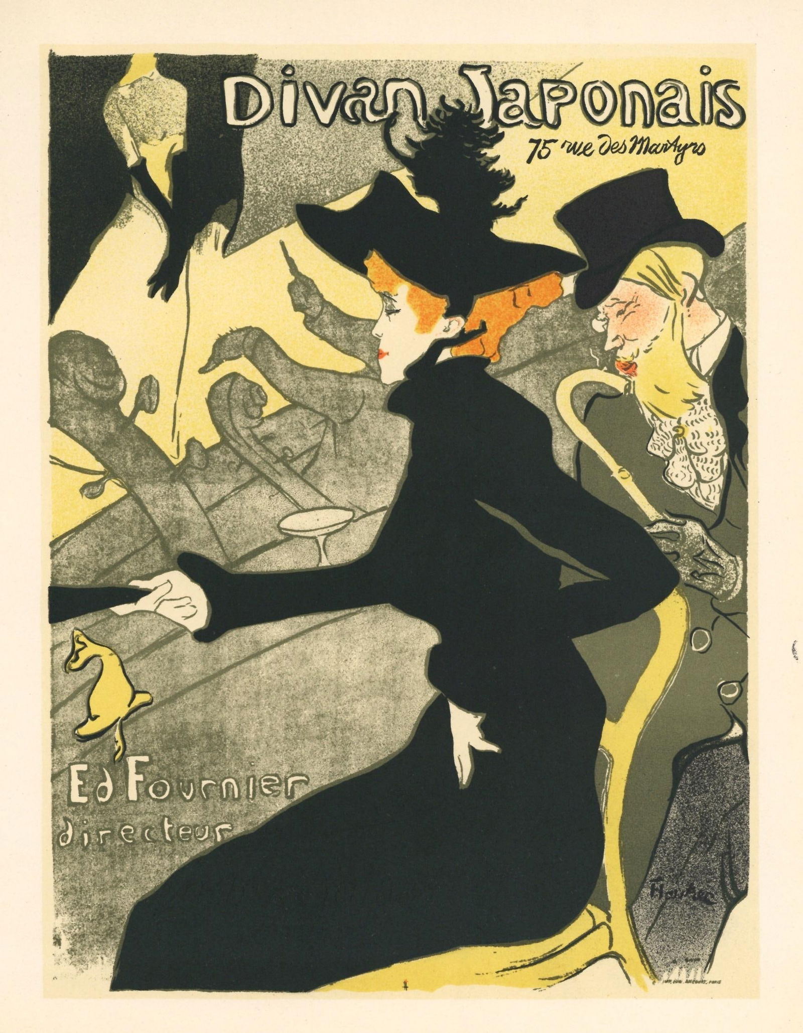 Lithograph - Henri de Toulouse-Lautrec - Le Divan Japonais - Les Affiches De Toulouse-Lautrec - 5