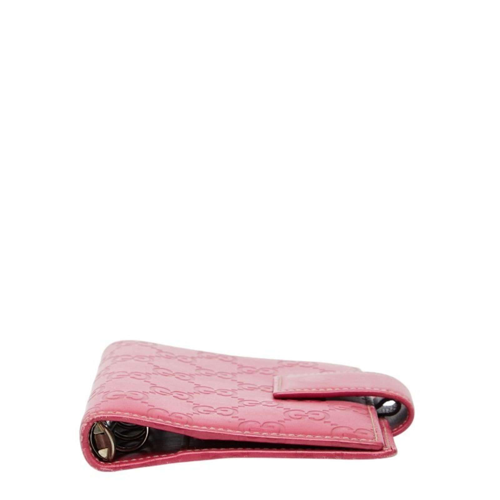 Pink Leather Notebook Cover 115240 for Women - Gucci Guccissima - 3