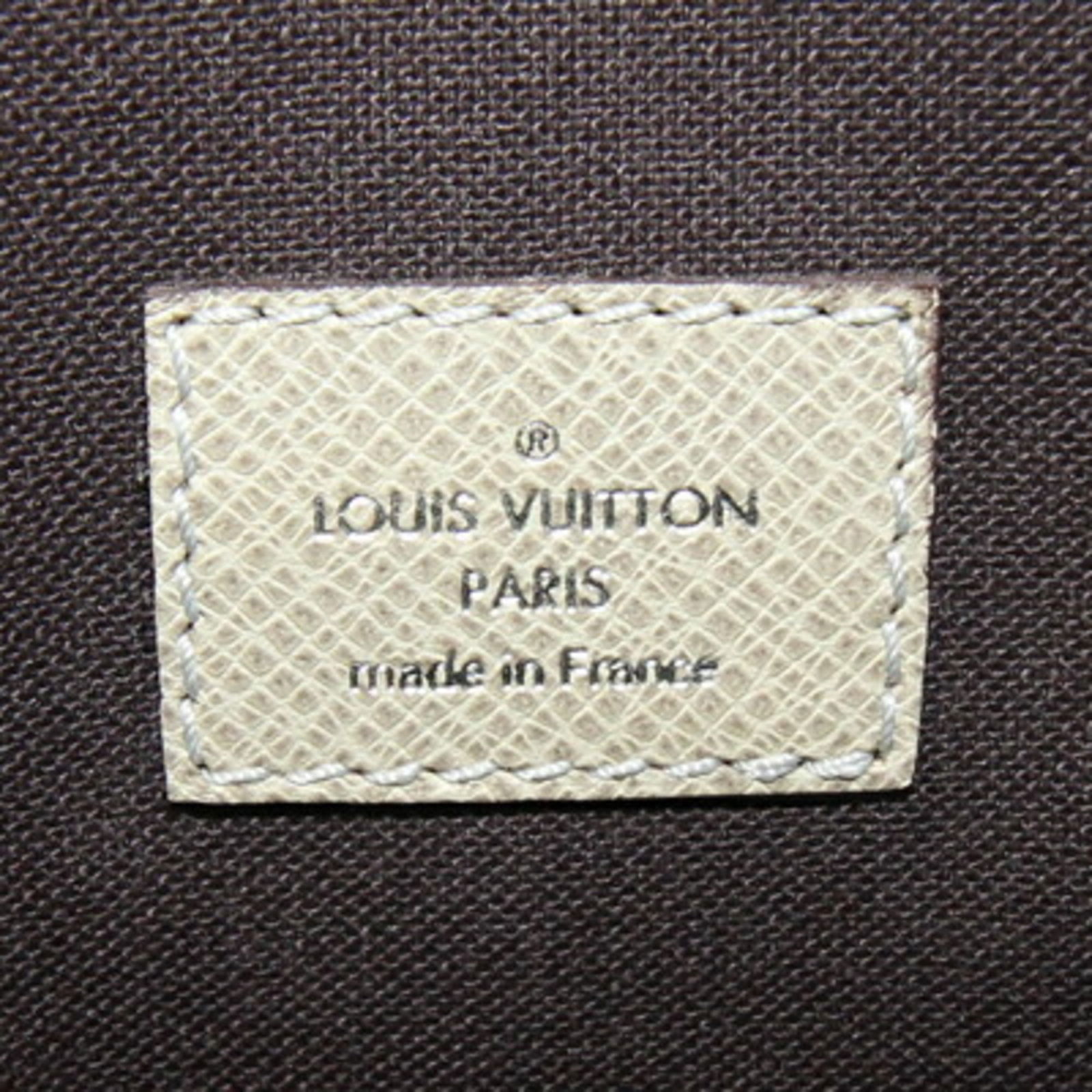 Leather Louis Vuitton Shoulder Bag Taiga - 4