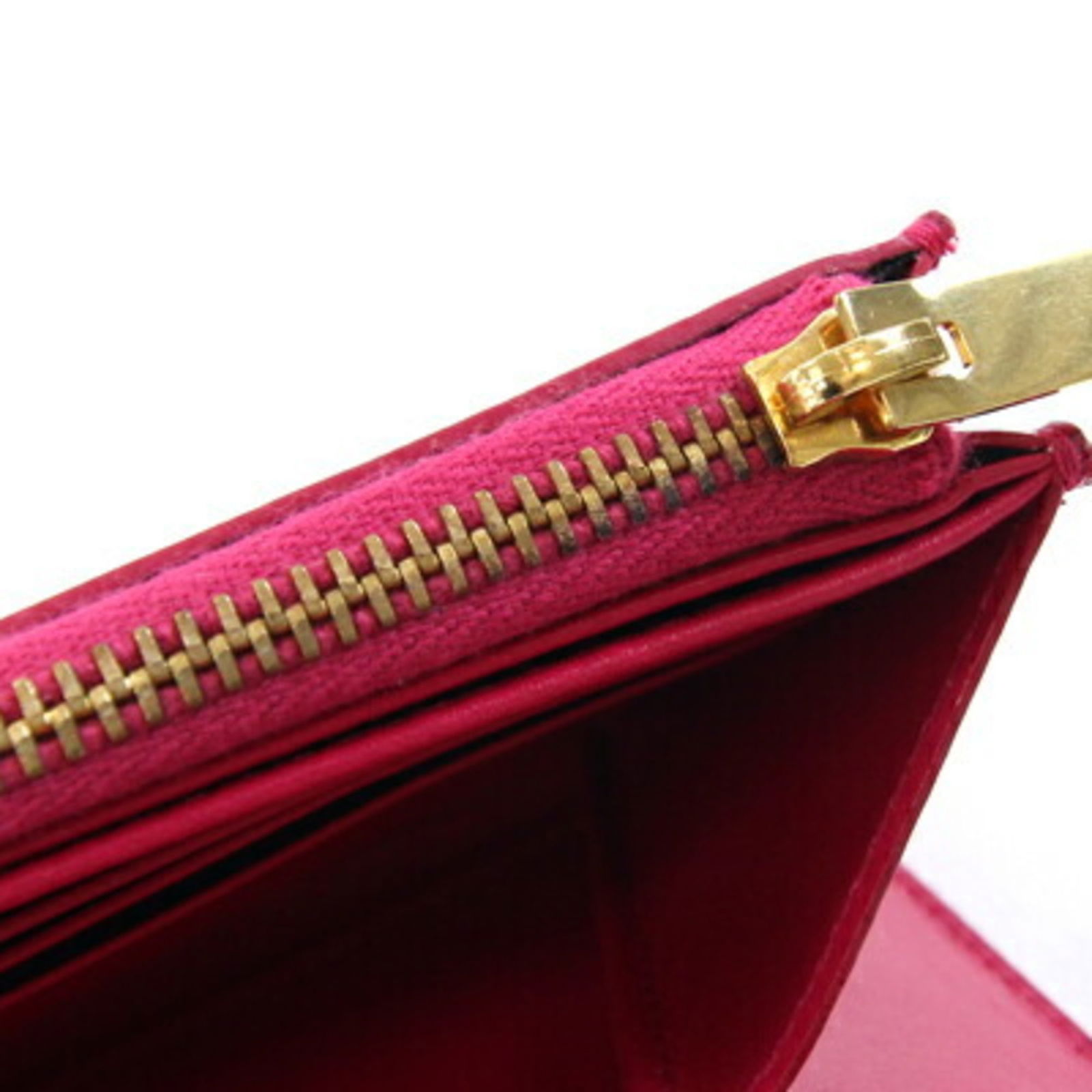 Leather Saint Laurent Long Wallet (Bi-Fold) - 7