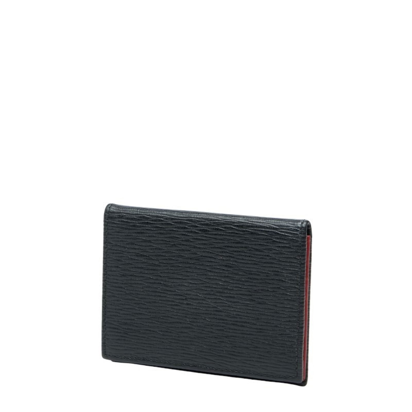 Leather Salvatore Ferragamo Card Case - 2