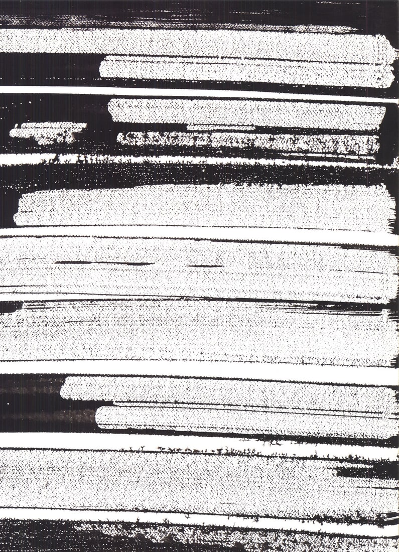 Abstra PIERRE SOULAGES Ink on Paper 1995 23.75" x 15.75" Offset Lithograph 2022 - 3