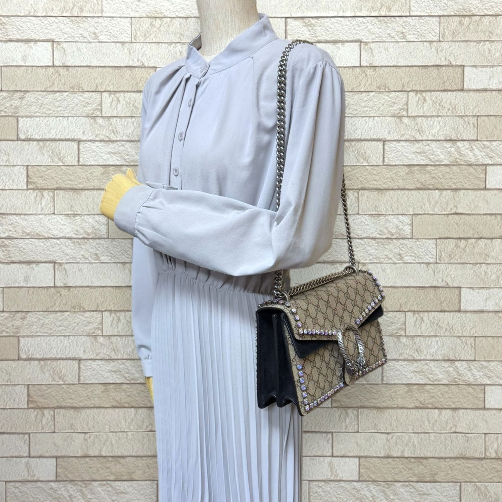 Suede - Gucci Shoulder Bag Gg Supreme - 2