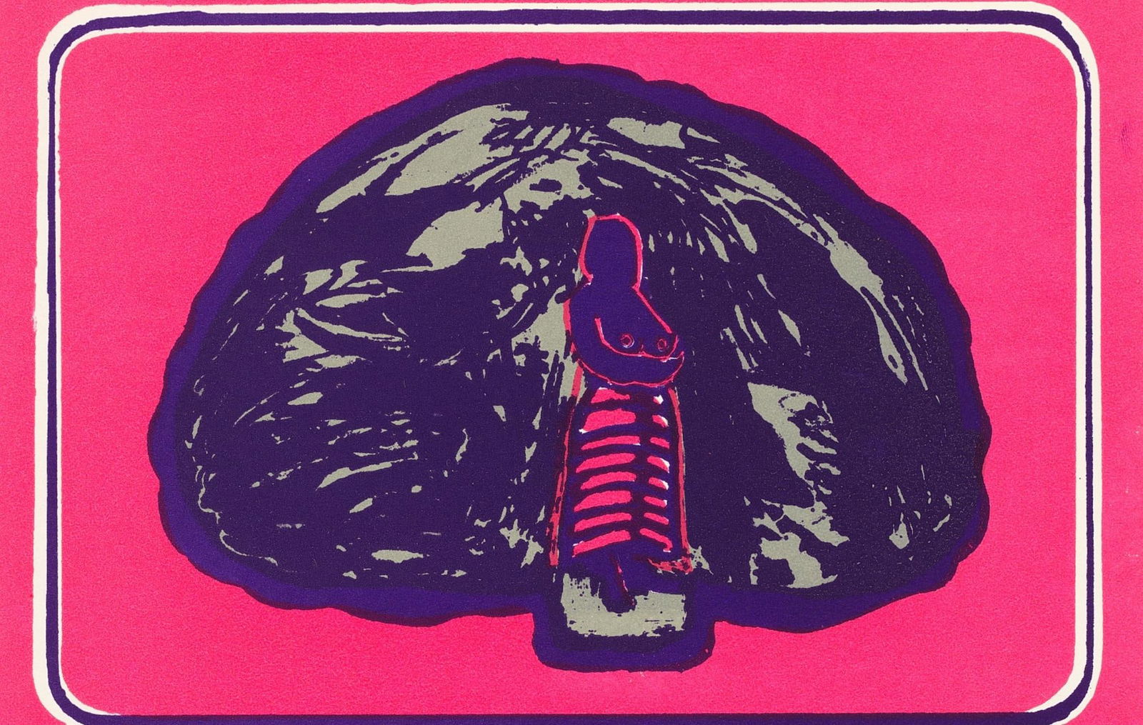 Lithograph - Larry Rivers - A Hut can be a Hairdo - Art in America - 2