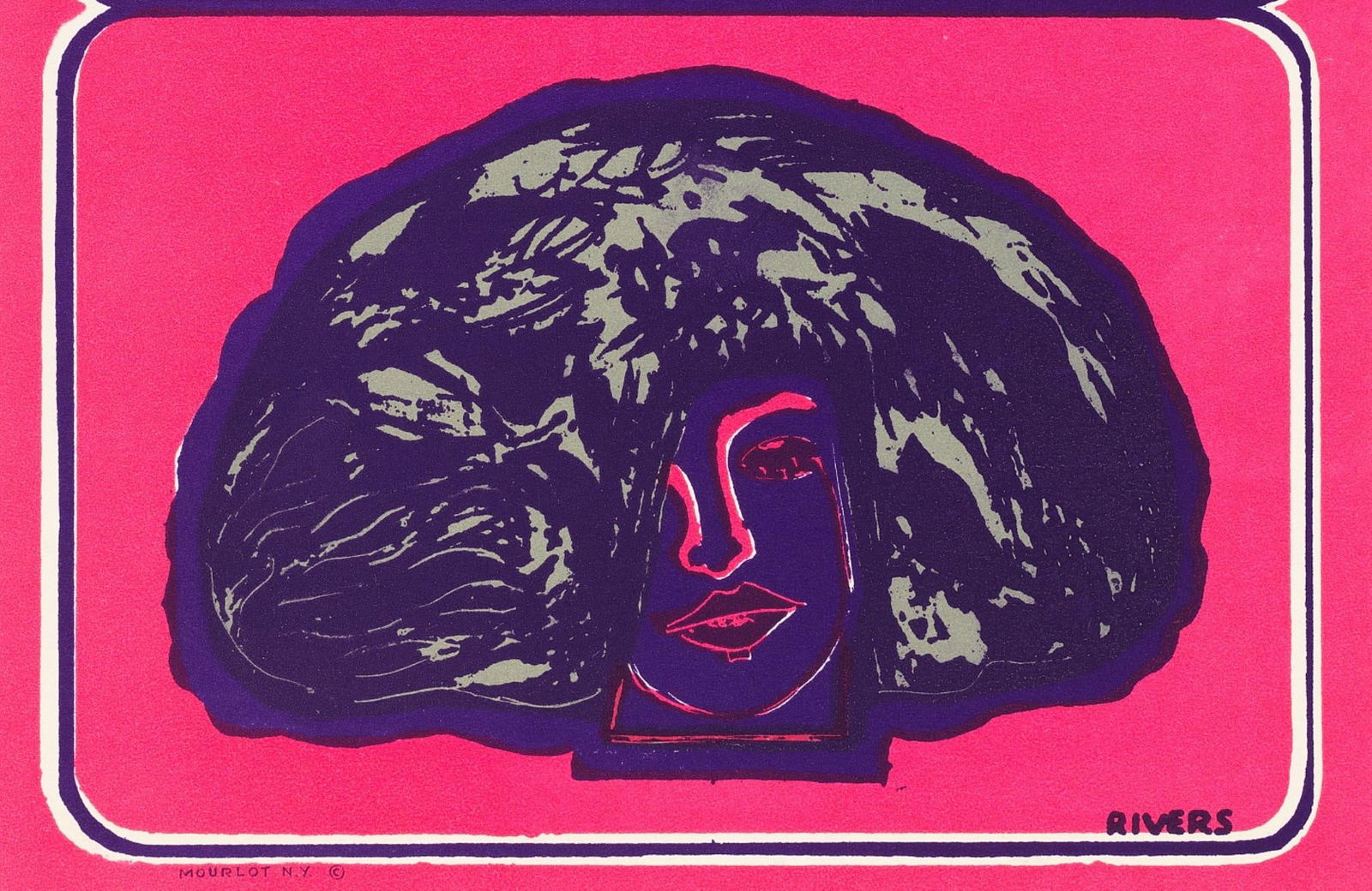 Lithograph - Larry Rivers - A Hut can be a Hairdo - Art in America - 3