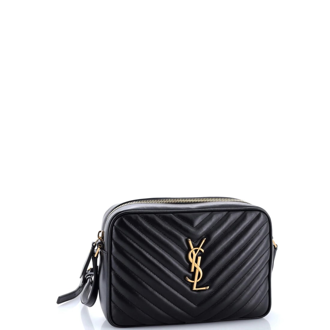 Small Saint Laurent Lou Camera Bag Matelasse Chevron Leather - 2