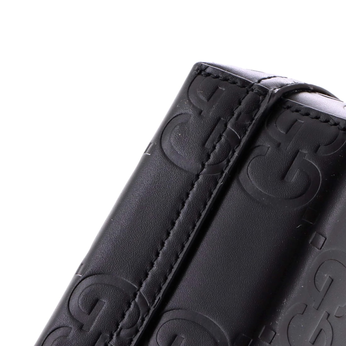 Mini Gucci Vertical Tote GG Embossed Leather - 6