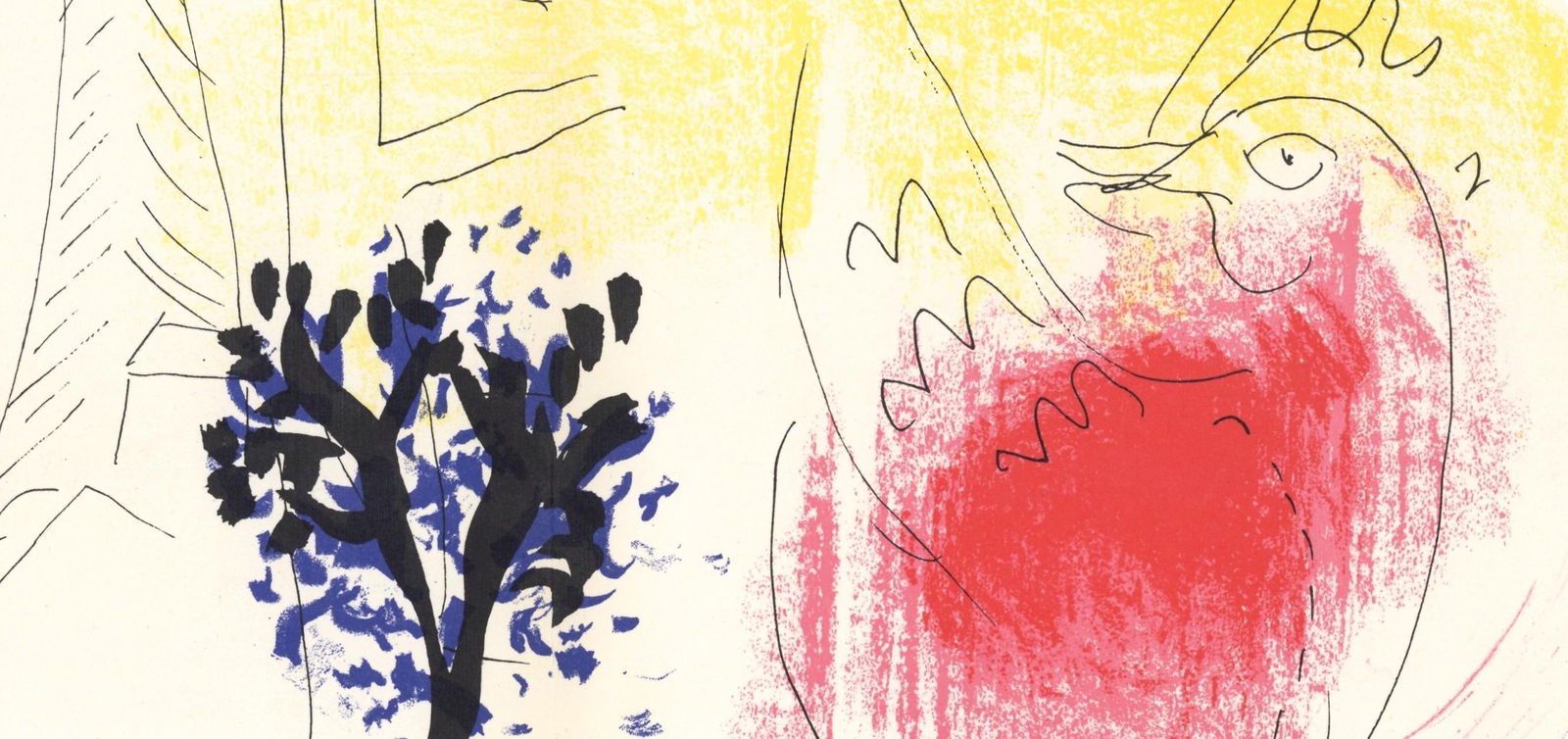 Lithograph - Marc Chagall - Composition (Mourlot 192-207; Cramer 34) - 2